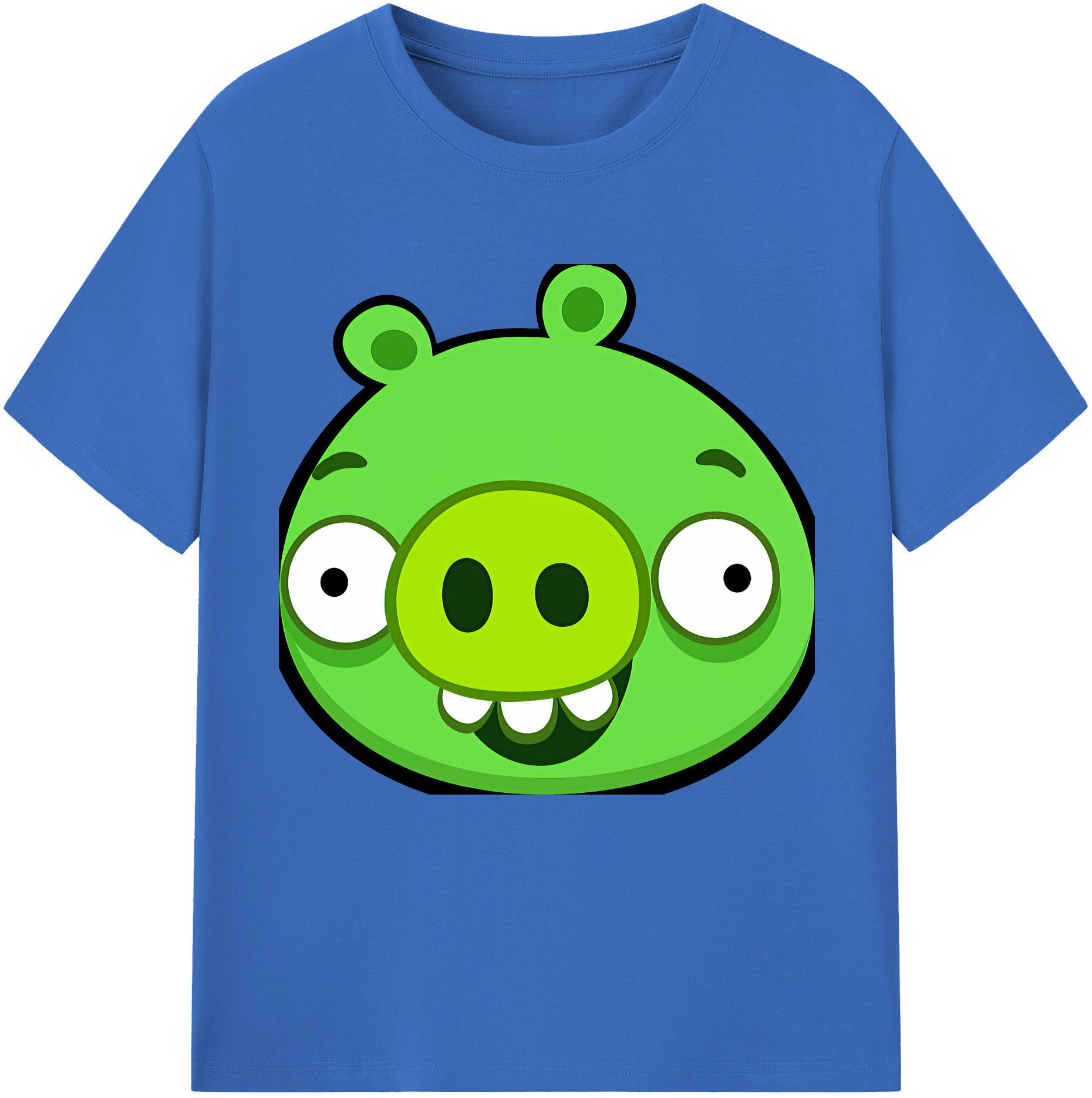 （画像用） Angry Birds アングリーバード 綿100％半袖Tシャツ（フロントプリント）