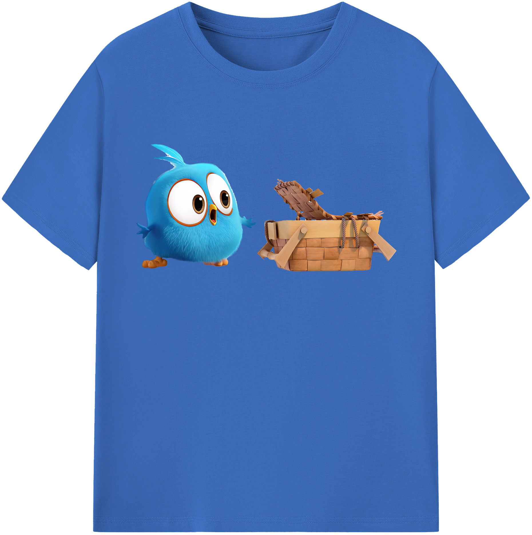 （画像用） Angry Birds アングリーバード 綿100％半袖Tシャツ（フロントプリント）