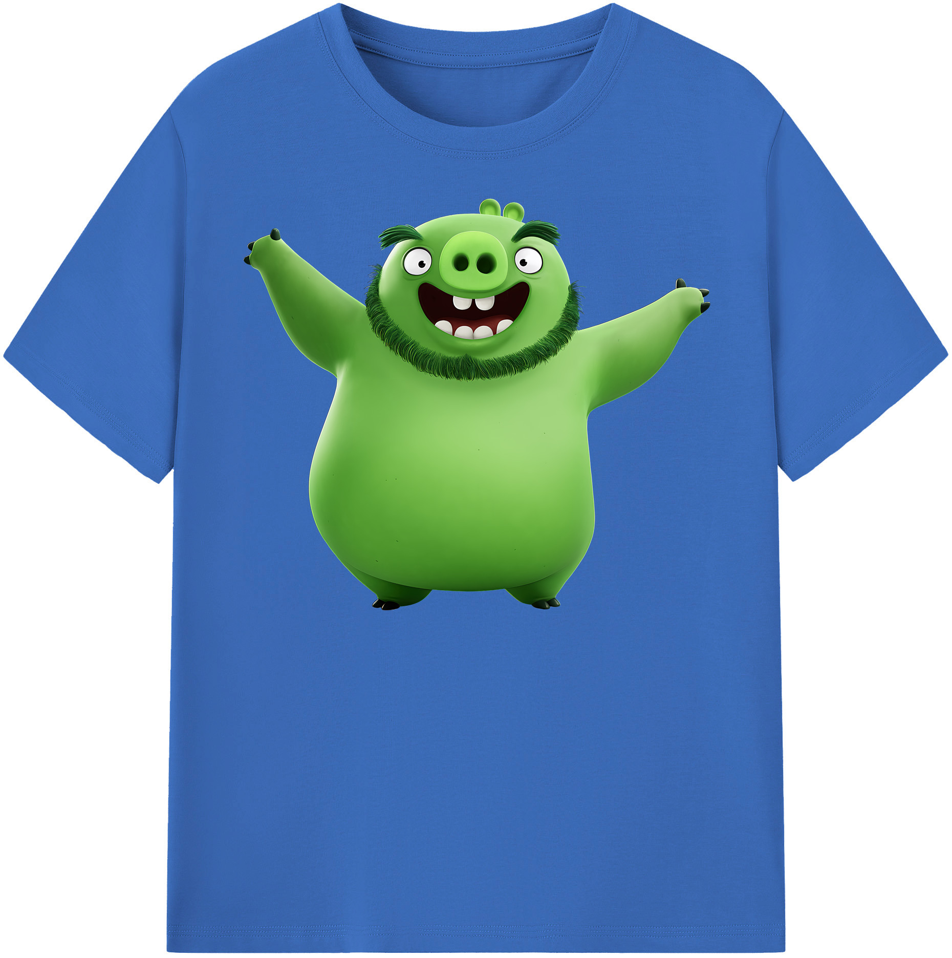 （画像用） Angry Birds アングリーバード 綿100％半袖Tシャツ（フロントプリント）