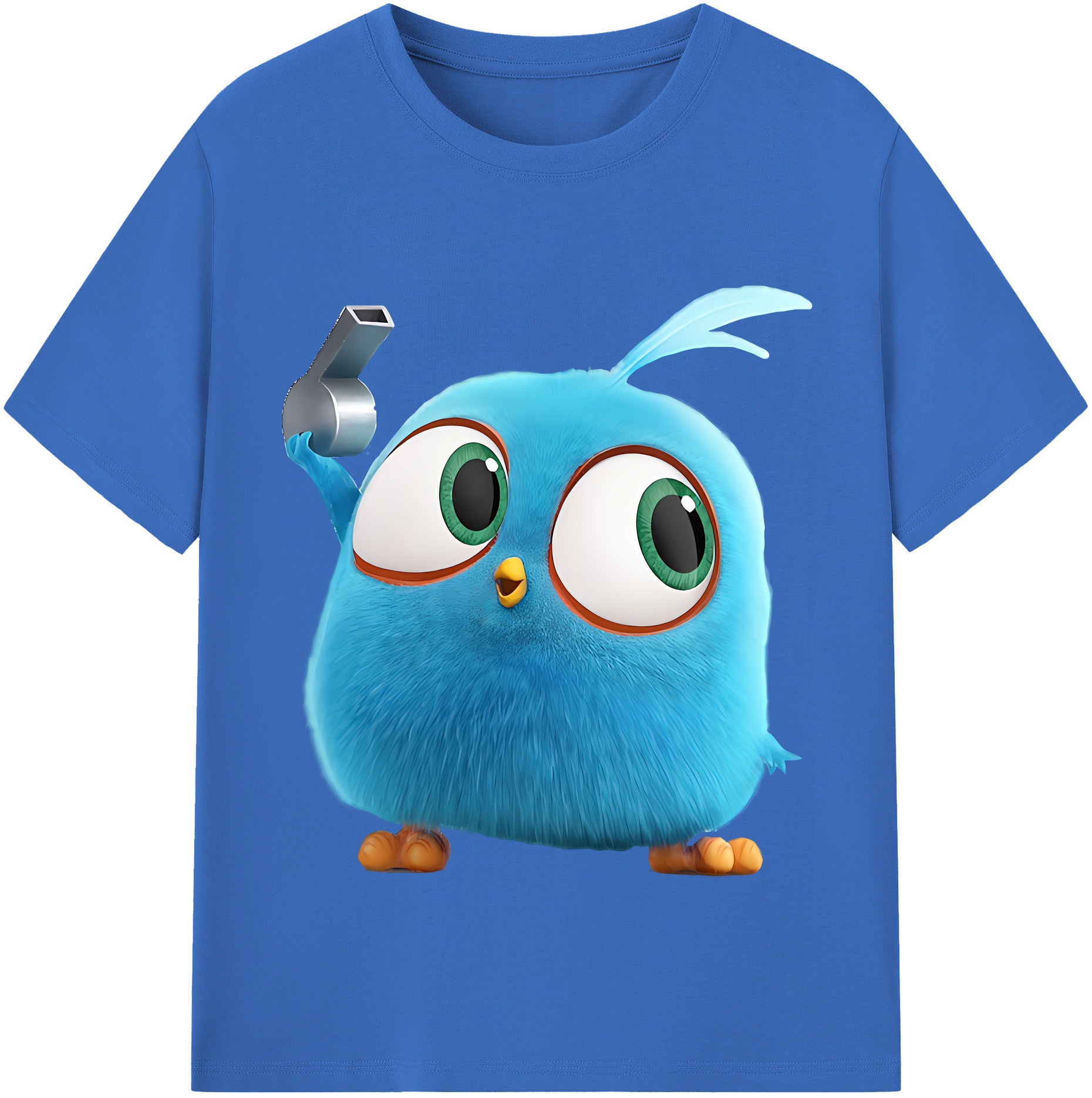 （画像用） Angry Birds アングリーバード 綿100％半袖Tシャツ（フロントプリント）