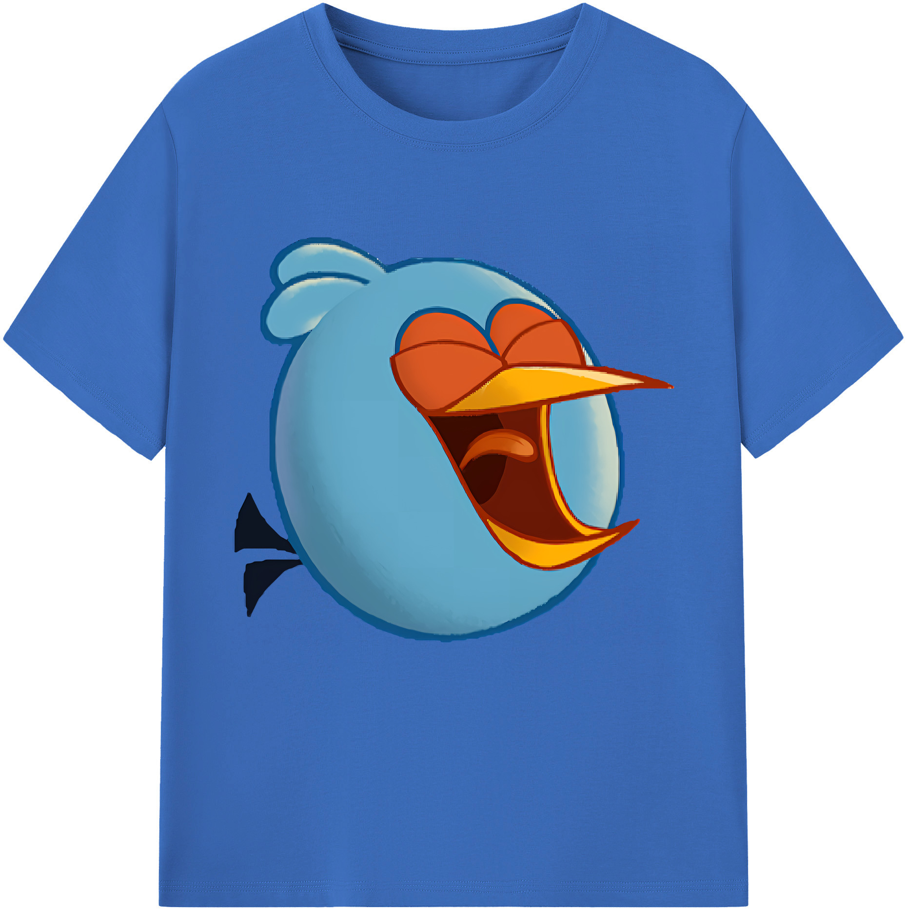 （画像用） Angry Birds アングリーバード 綿100％半袖Tシャツ（フロントプリント）