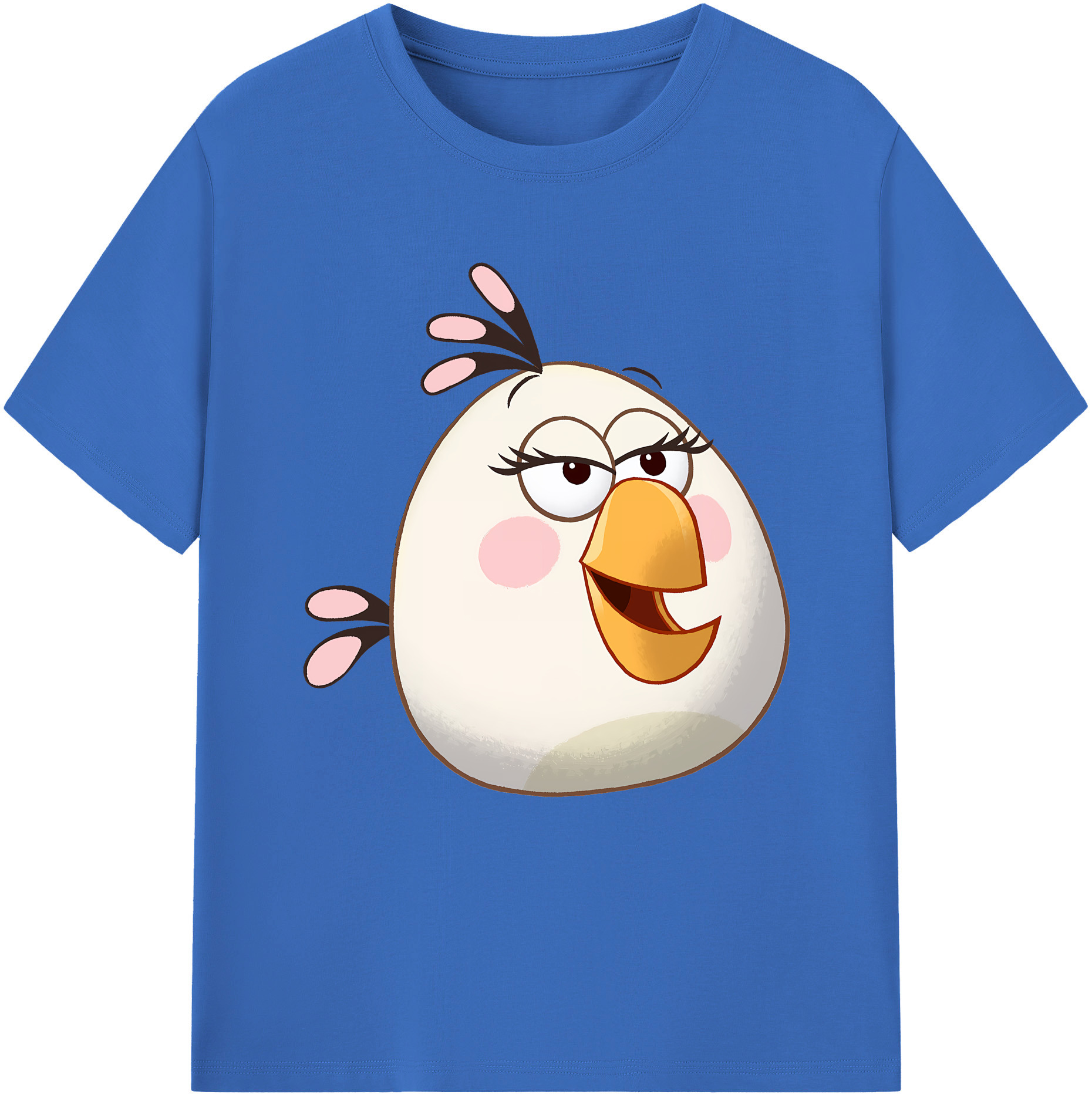 （画像用） Angry Birds アングリーバード 綿100％半袖Tシャツ（フロントプリント）