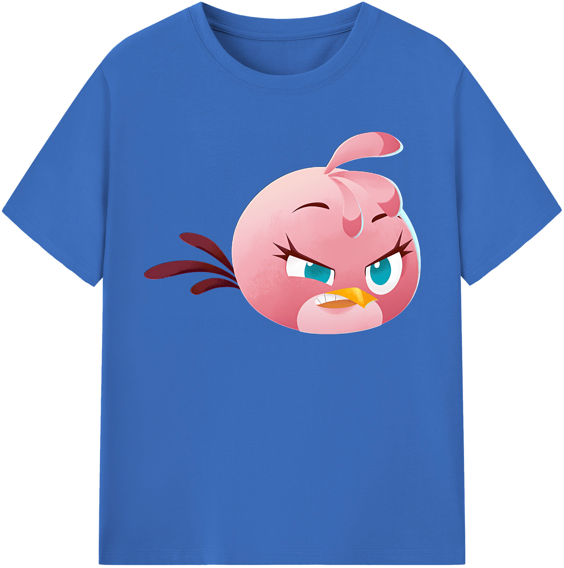（画像用） Angry Birds アングリーバード 綿100％半袖Tシャツ（フロントプリント）