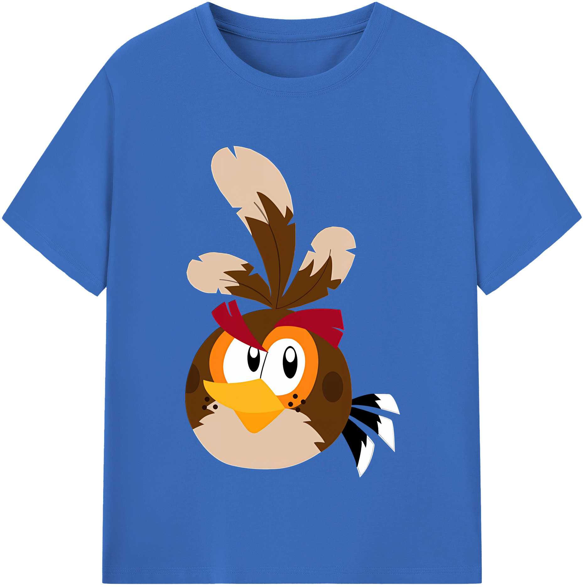（画像用） Angry Birds アングリーバード 綿100％半袖Tシャツ（フロントプリント）