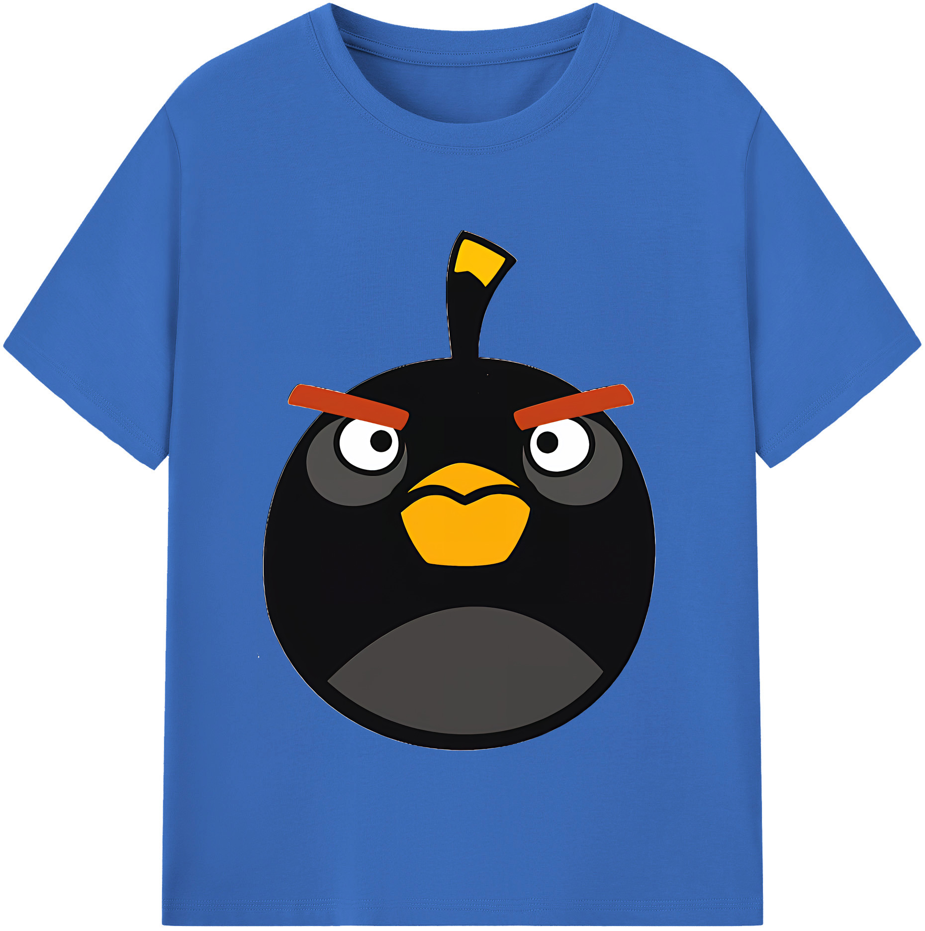 （画像用） Angry Birds アングリーバード 綿100％半袖Tシャツ（フロントプリント）