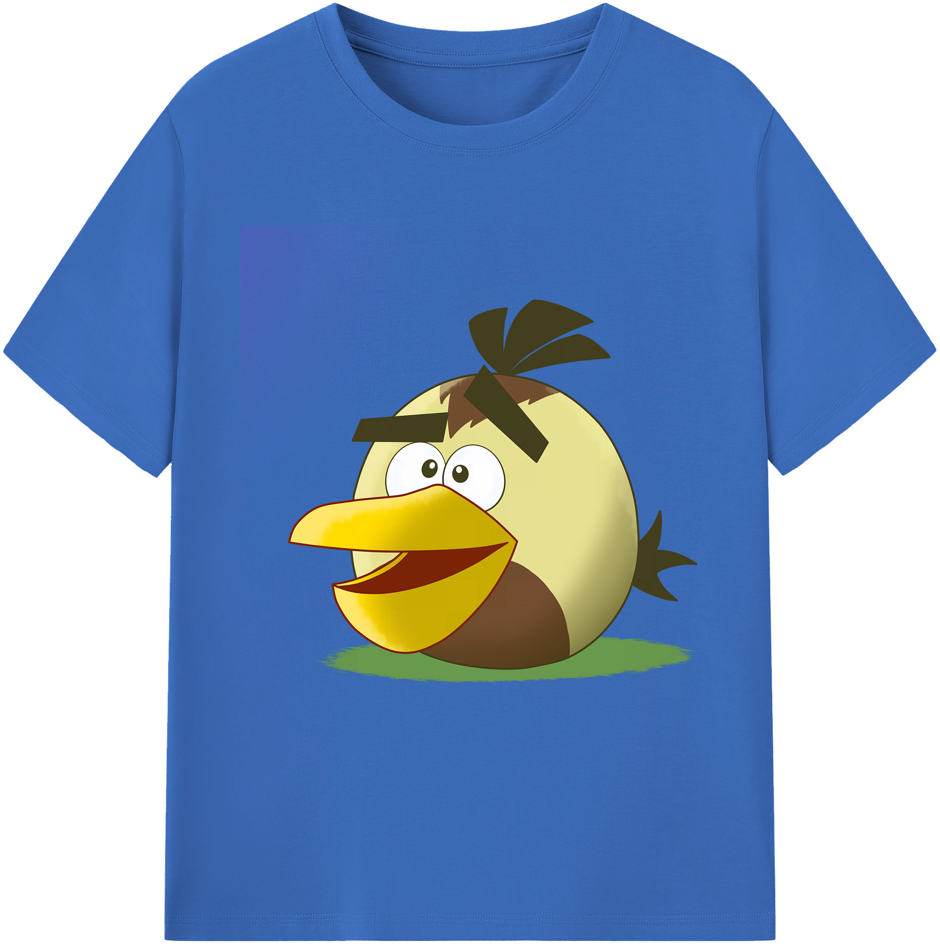 （画像用） Angry Birds アングリーバード 綿100％半袖Tシャツ（フロントプリント）