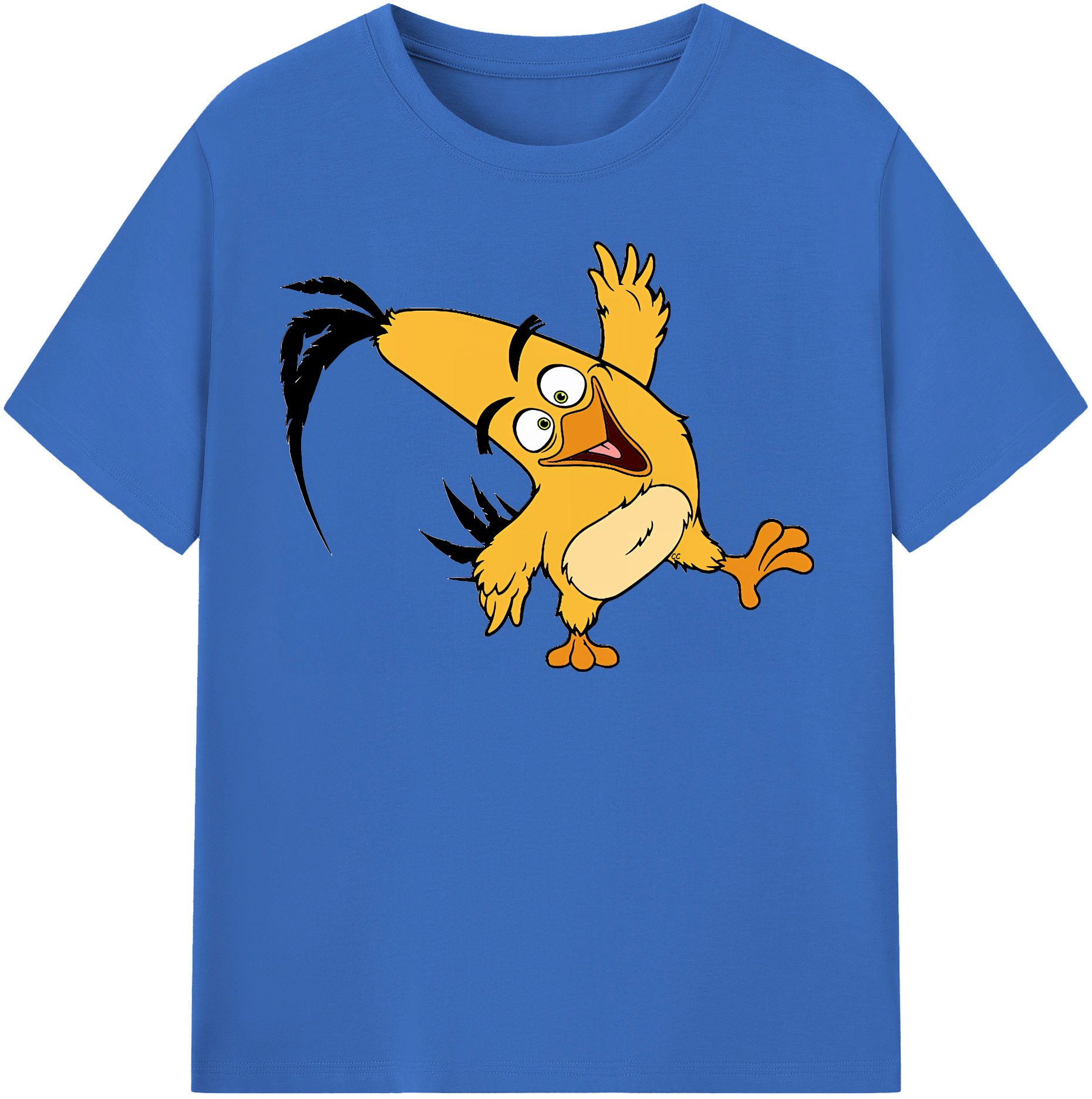 （画像用） Angry Birds アングリーバード 綿100％半袖Tシャツ（フロントプリント）