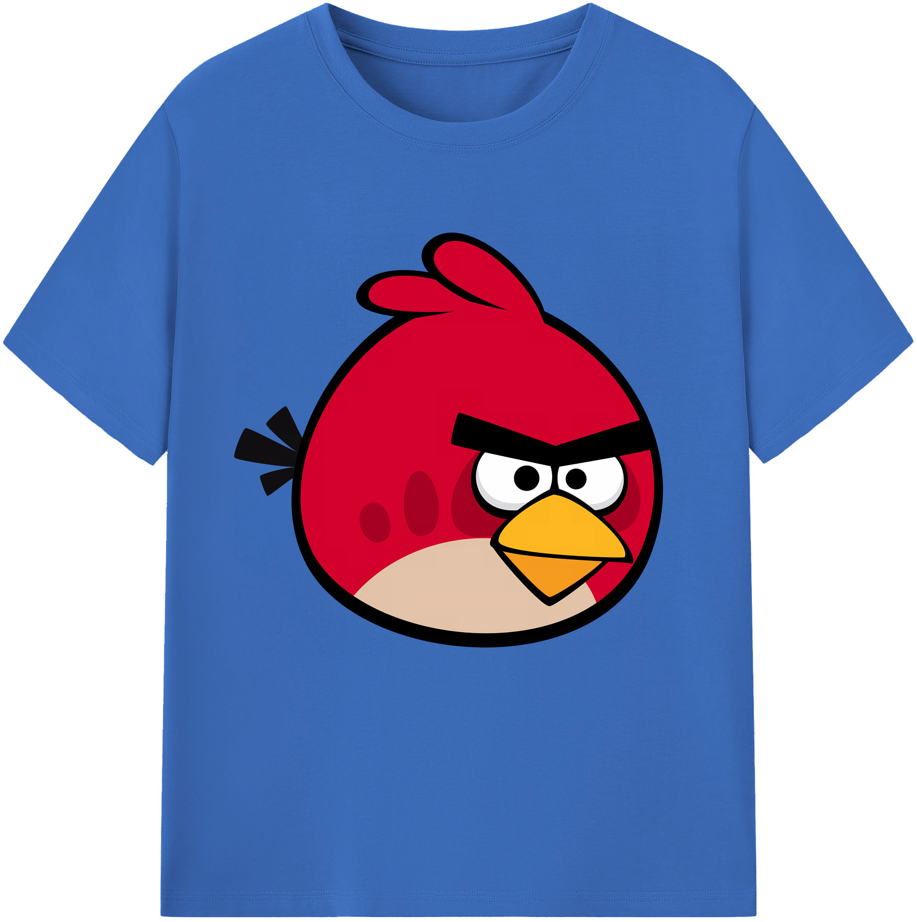 （画像用） Angry Birds アングリーバード 綿100％半袖Tシャツ（フロントプリント）