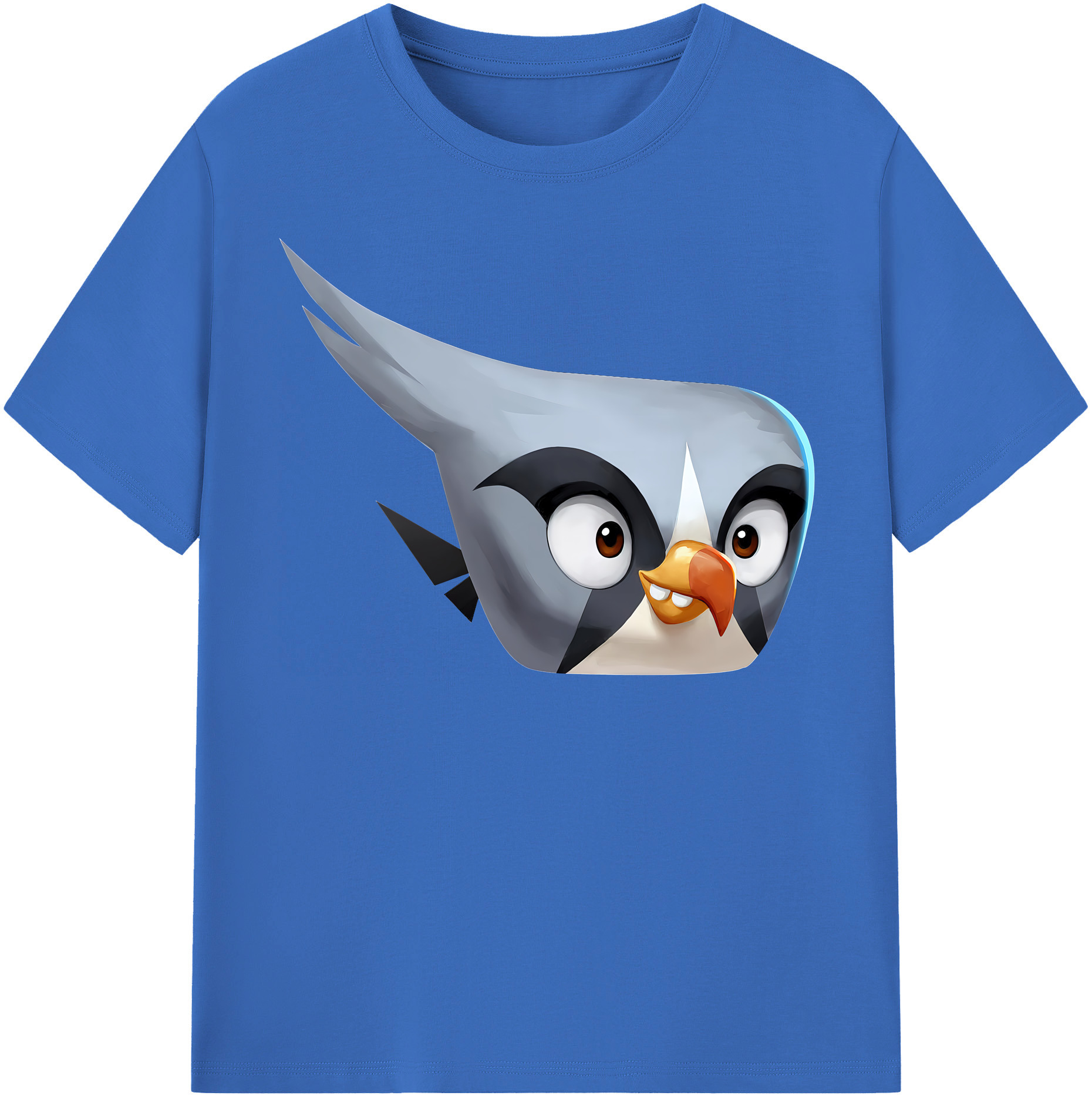 （画像用） Angry Birds アングリーバード 綿100％半袖Tシャツ（フロントプリント）