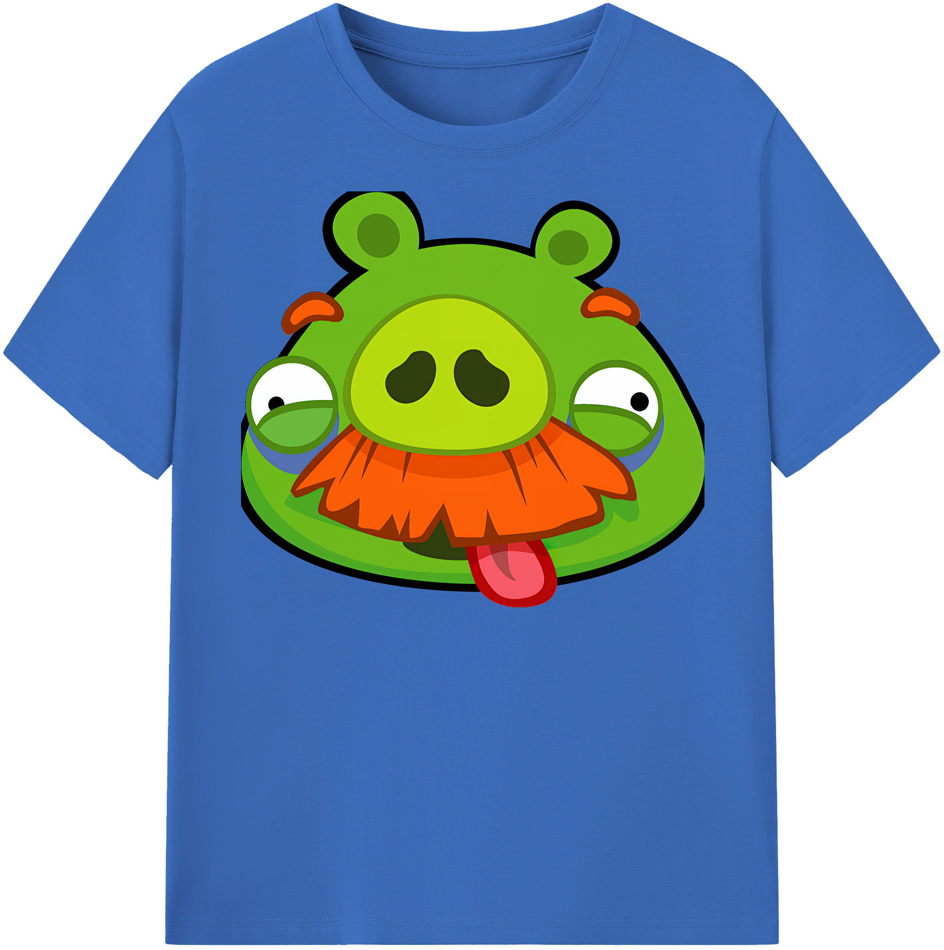 （画像用） Angry Birds アングリーバード 綿100％半袖Tシャツ（フロントプリント）