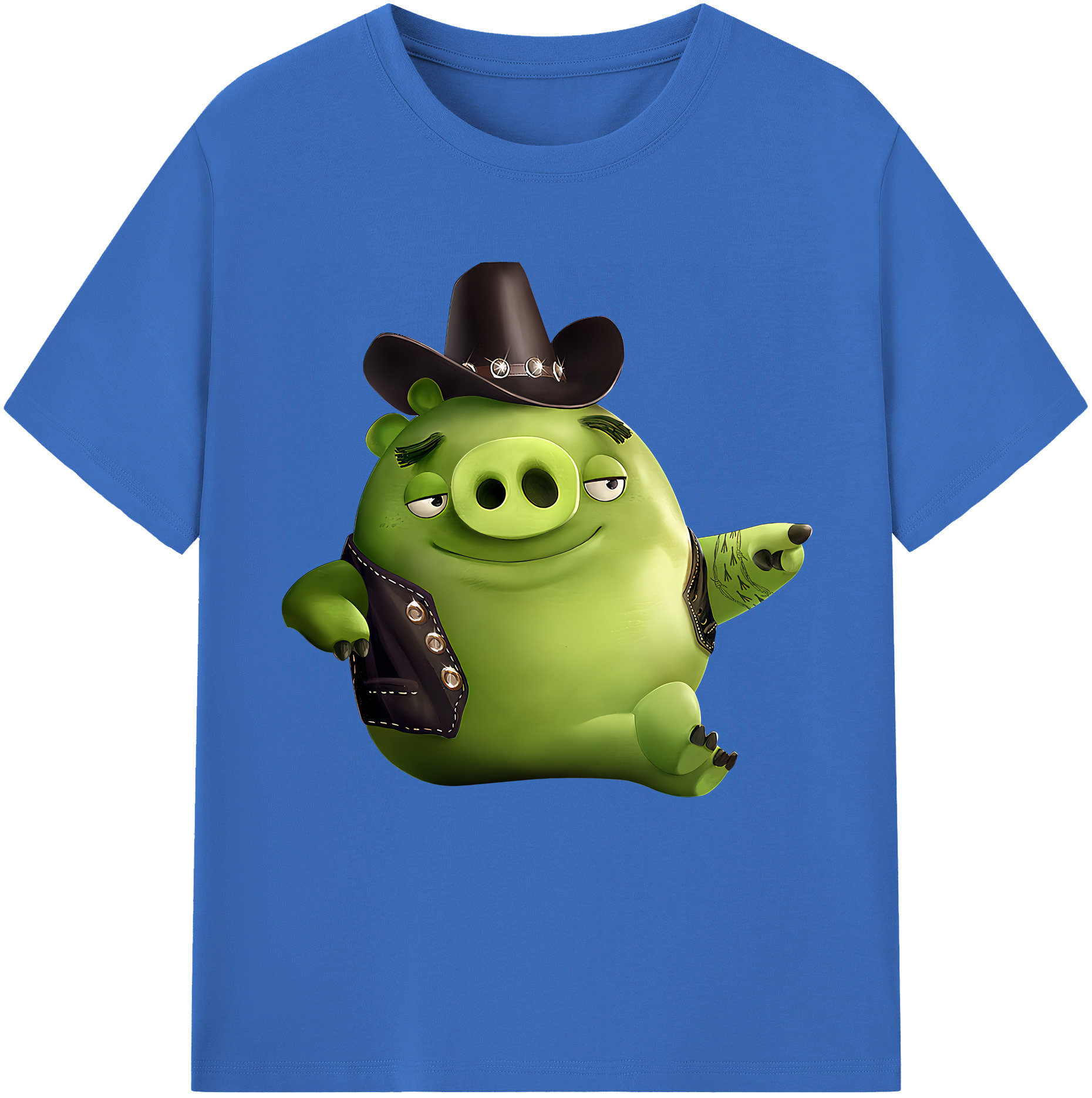 （画像用） Angry Birds アングリーバード 綿100％半袖Tシャツ（フロントプリント）