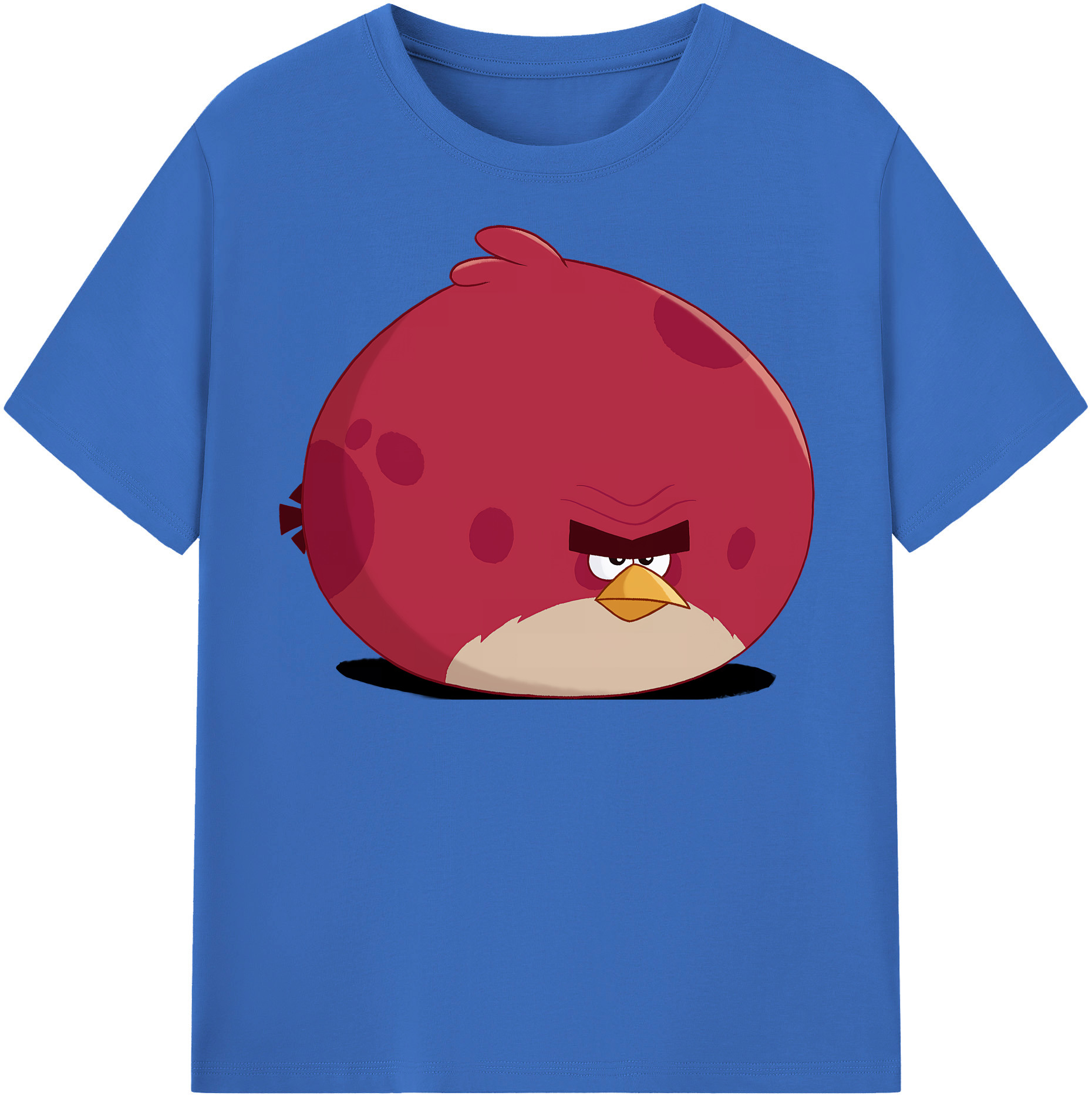（画像用） Angry Birds アングリーバード 綿100％半袖Tシャツ（フロントプリント）