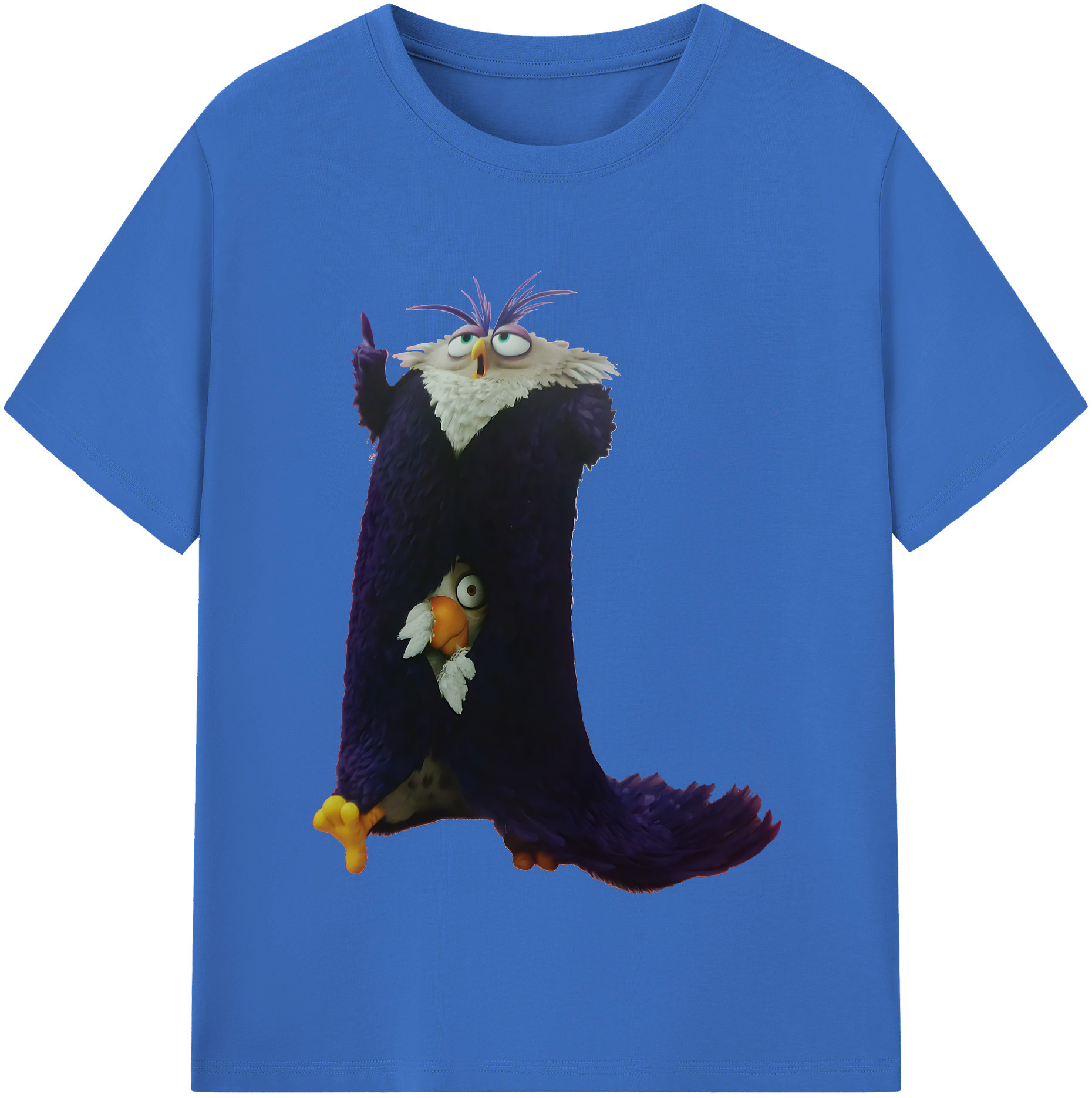 （画像用） Angry Birds アングリーバード 綿100％半袖Tシャツ（フロントプリント）