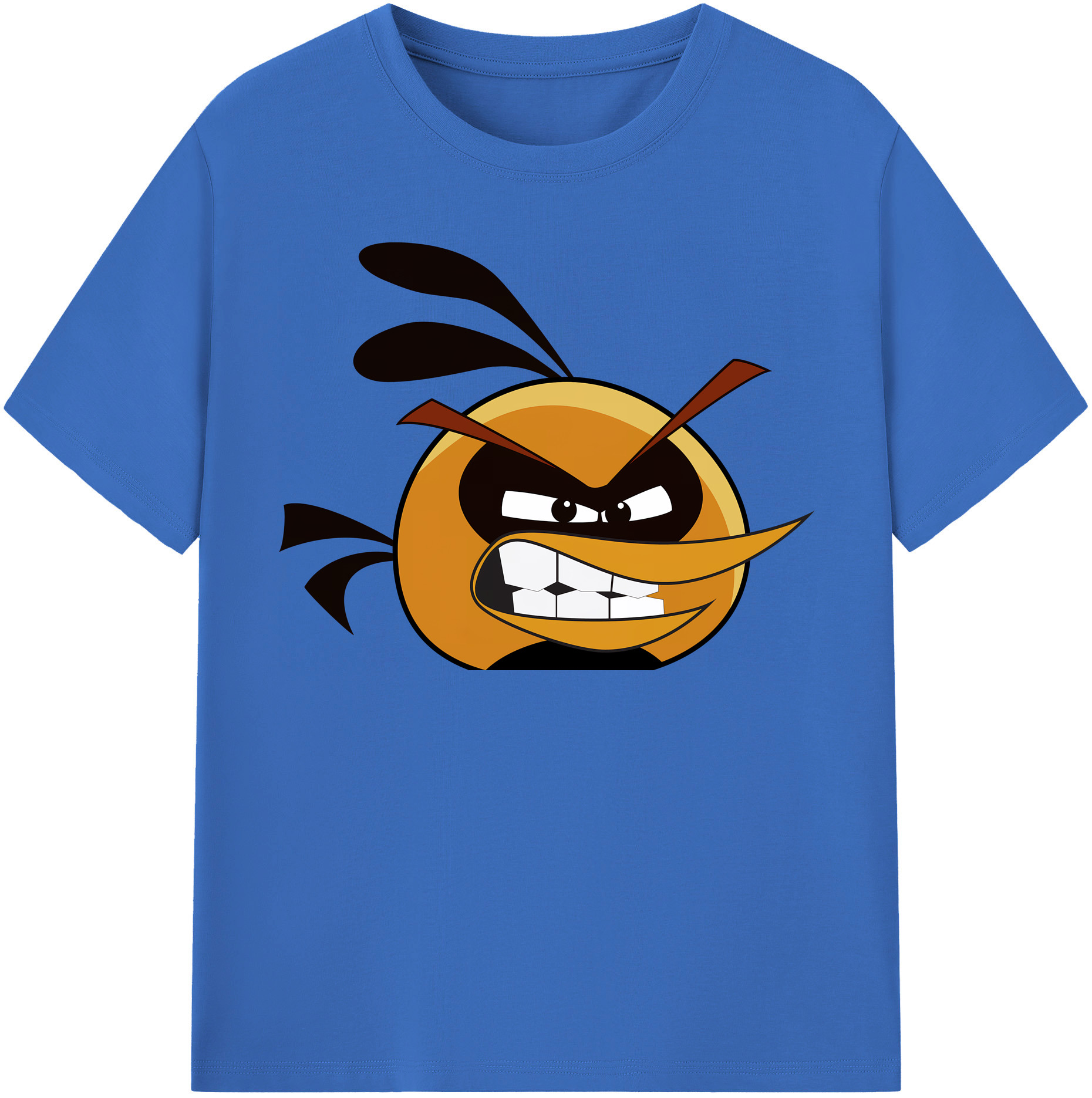 （画像用） Angry Birds アングリーバード 綿100％半袖Tシャツ（フロントプリント）