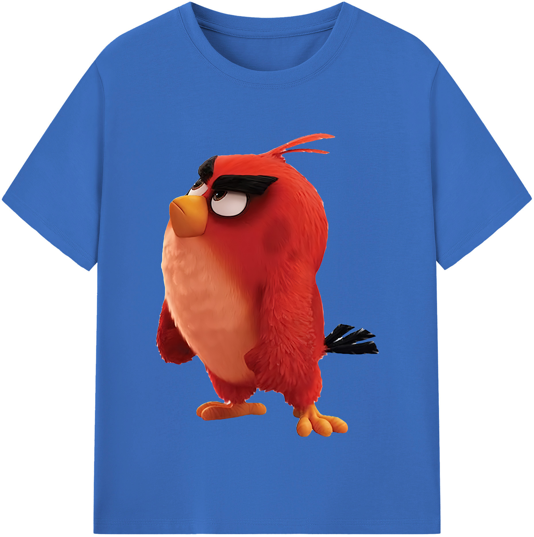 （画像用） Angry Birds アングリーバード 綿100％半袖Tシャツ（フロントプリント）
