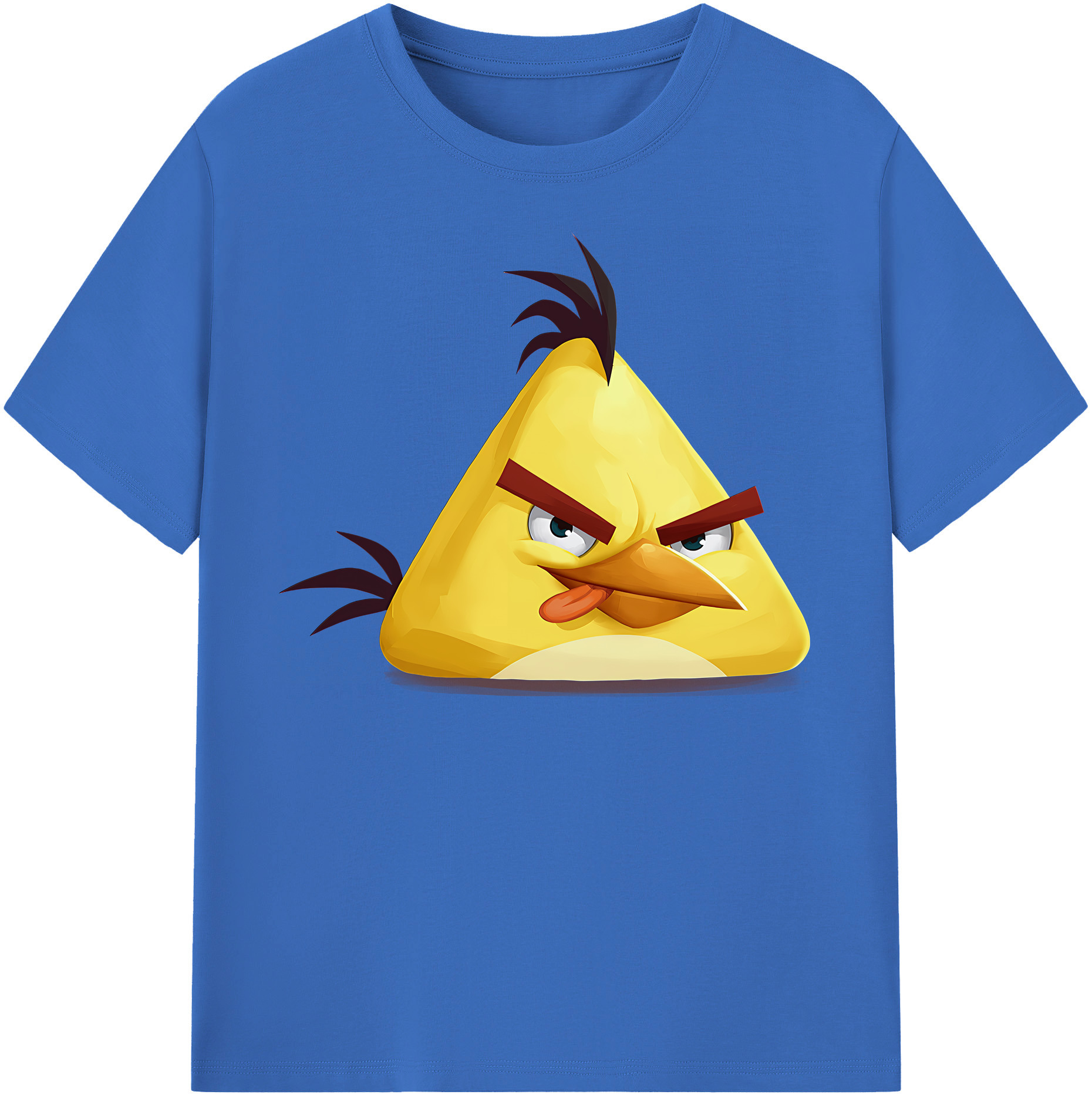 （画像用） Angry Birds アングリーバード 綿100％半袖Tシャツ（フロントプリント）
