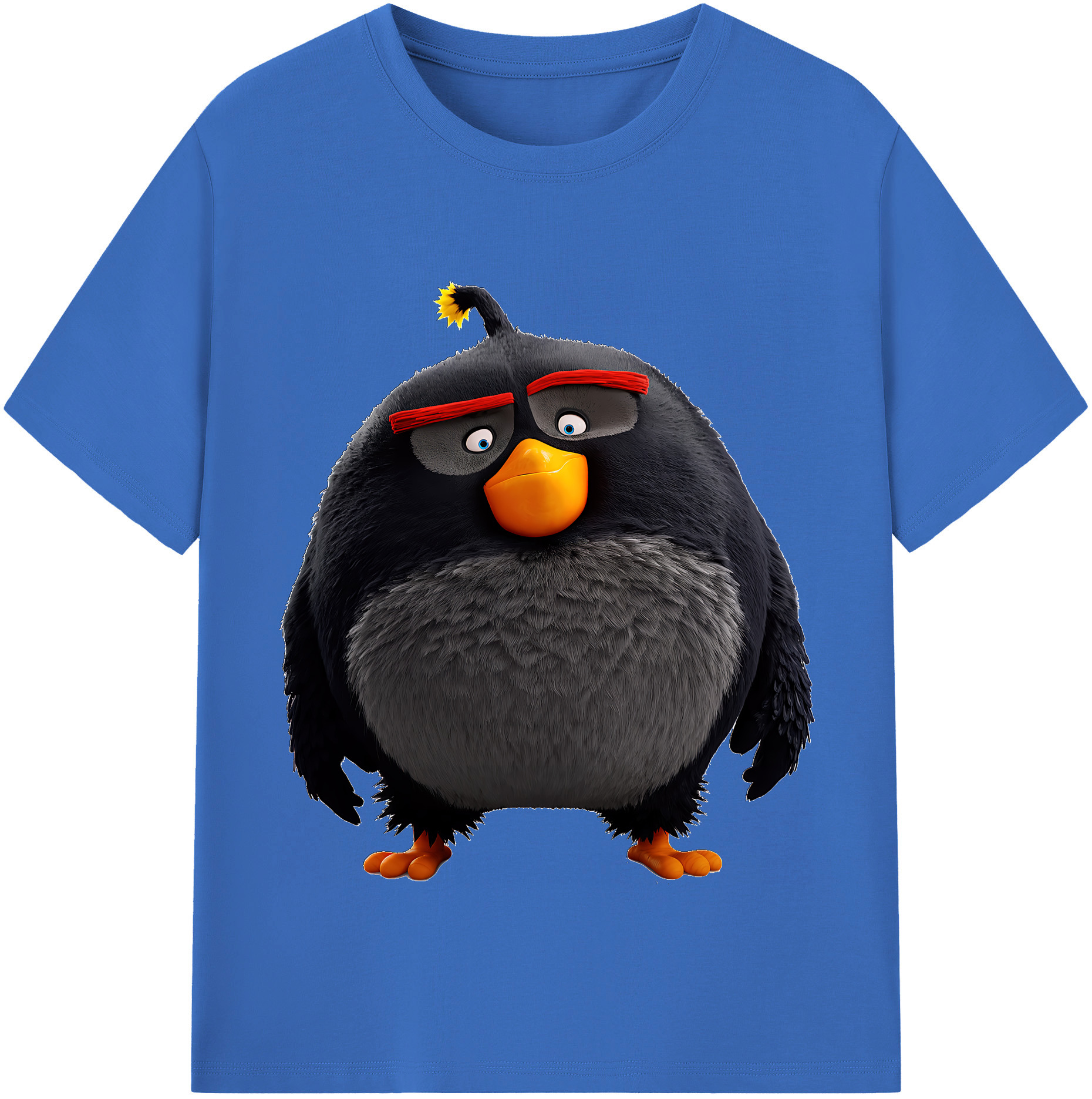 （画像用） Angry Birds アングリーバード 綿100％半袖Tシャツ（フロントプリント）