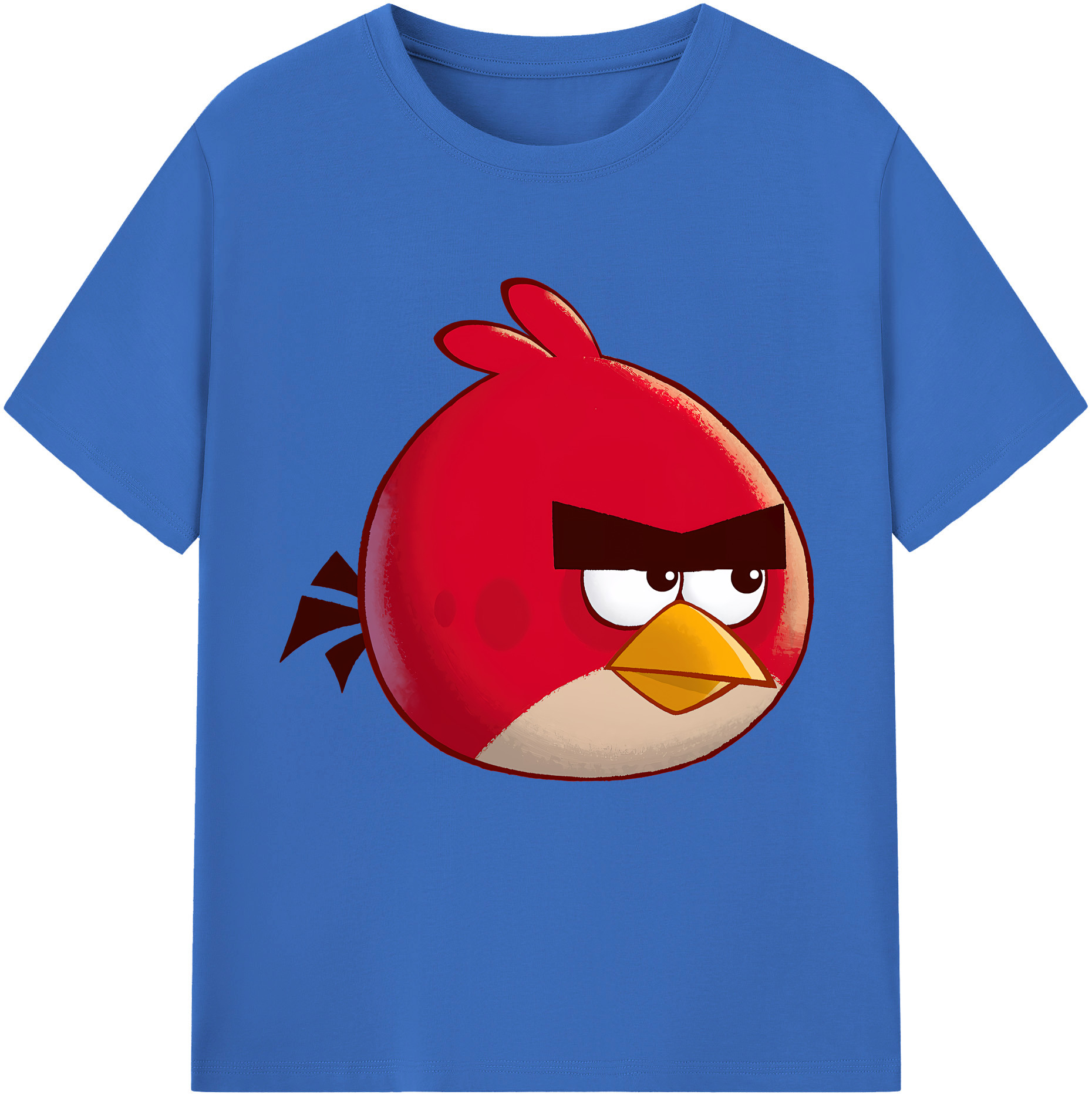 （画像用） Angry Birds アングリーバード 綿100％半袖Tシャツ（フロントプリント）