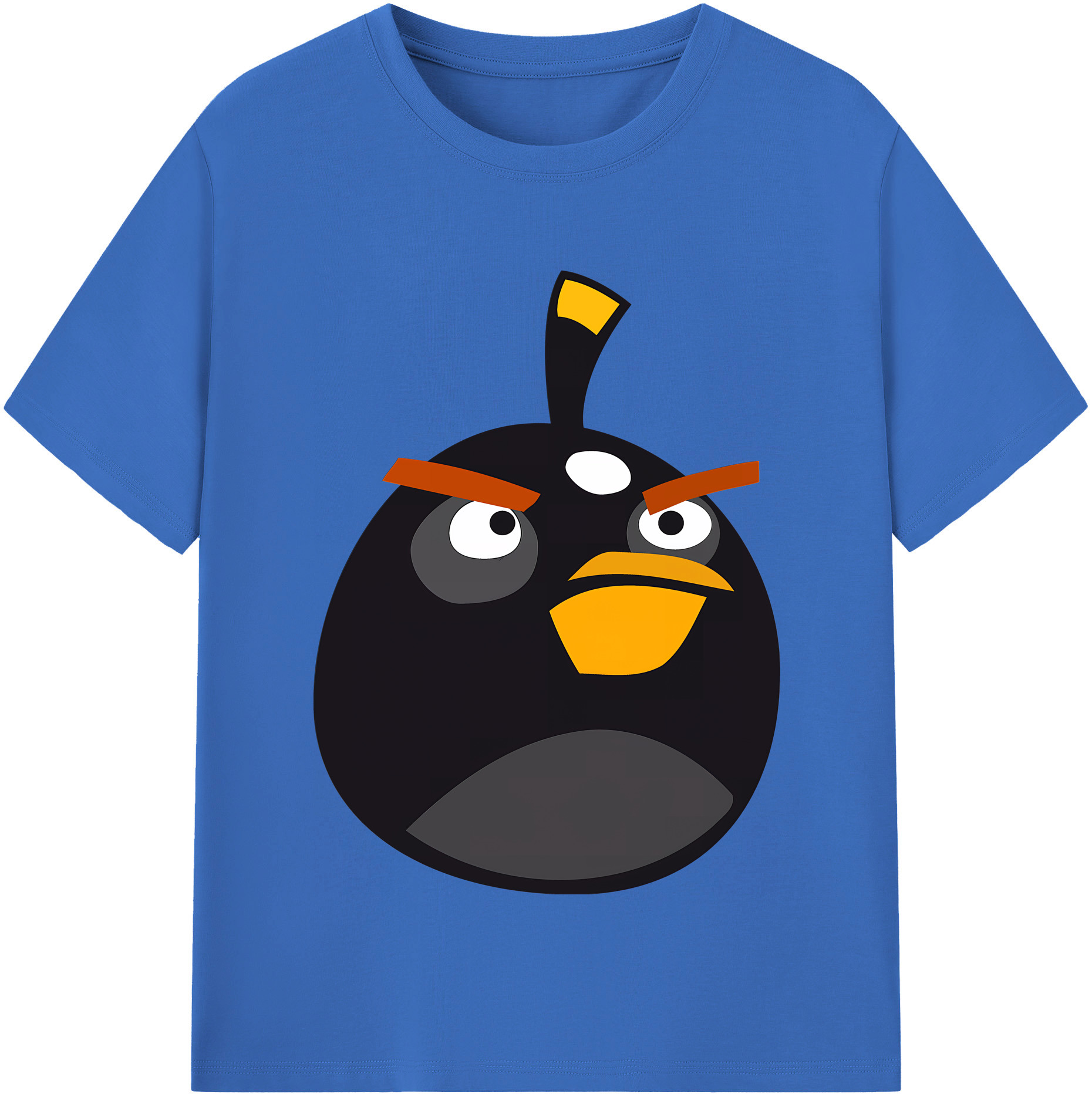 （画像用） Angry Birds アングリーバード 綿100％半袖Tシャツ（フロントプリント）