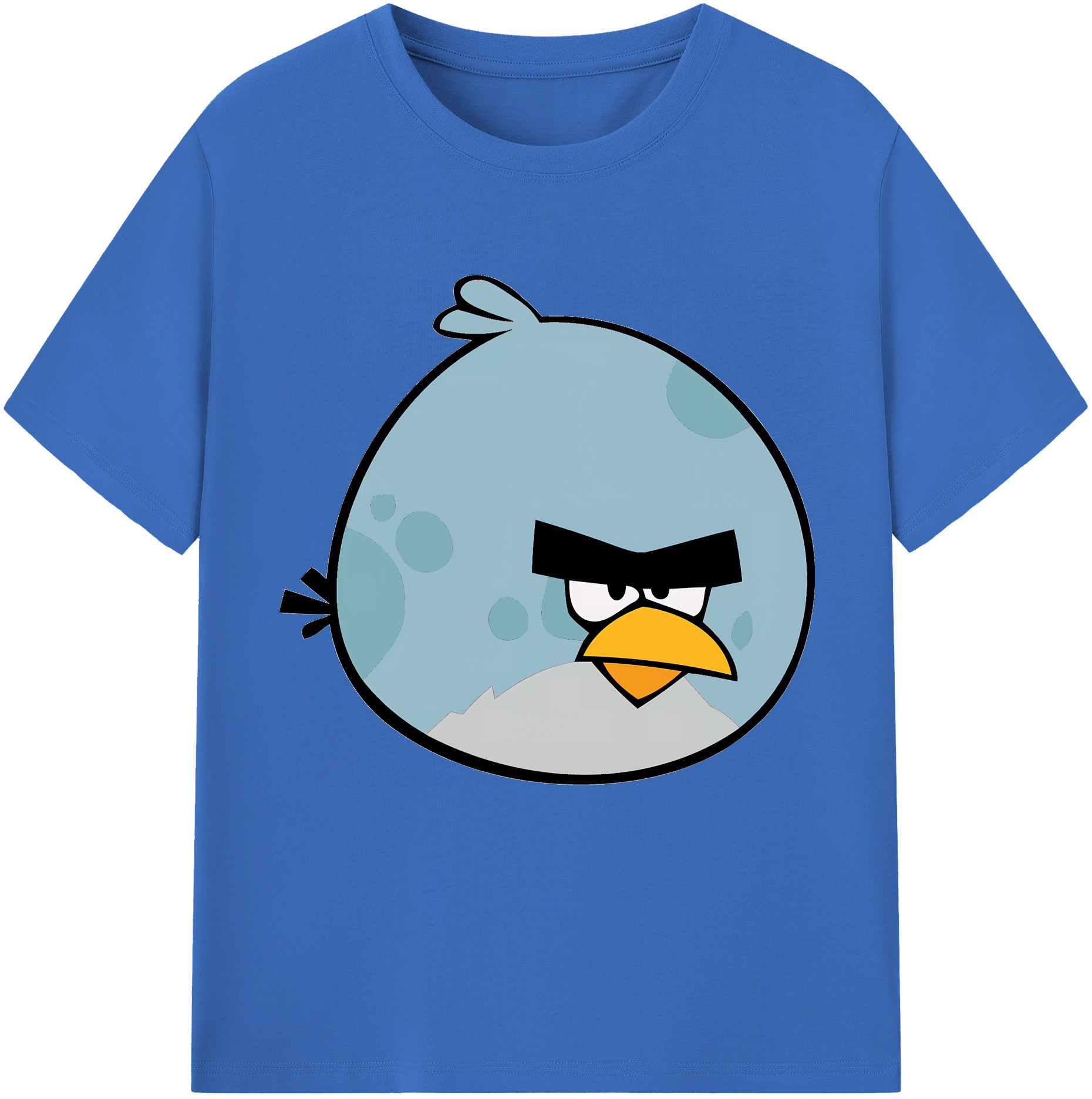 （画像用） Angry Birds アングリーバード 綿100％半袖Tシャツ（フロントプリント）