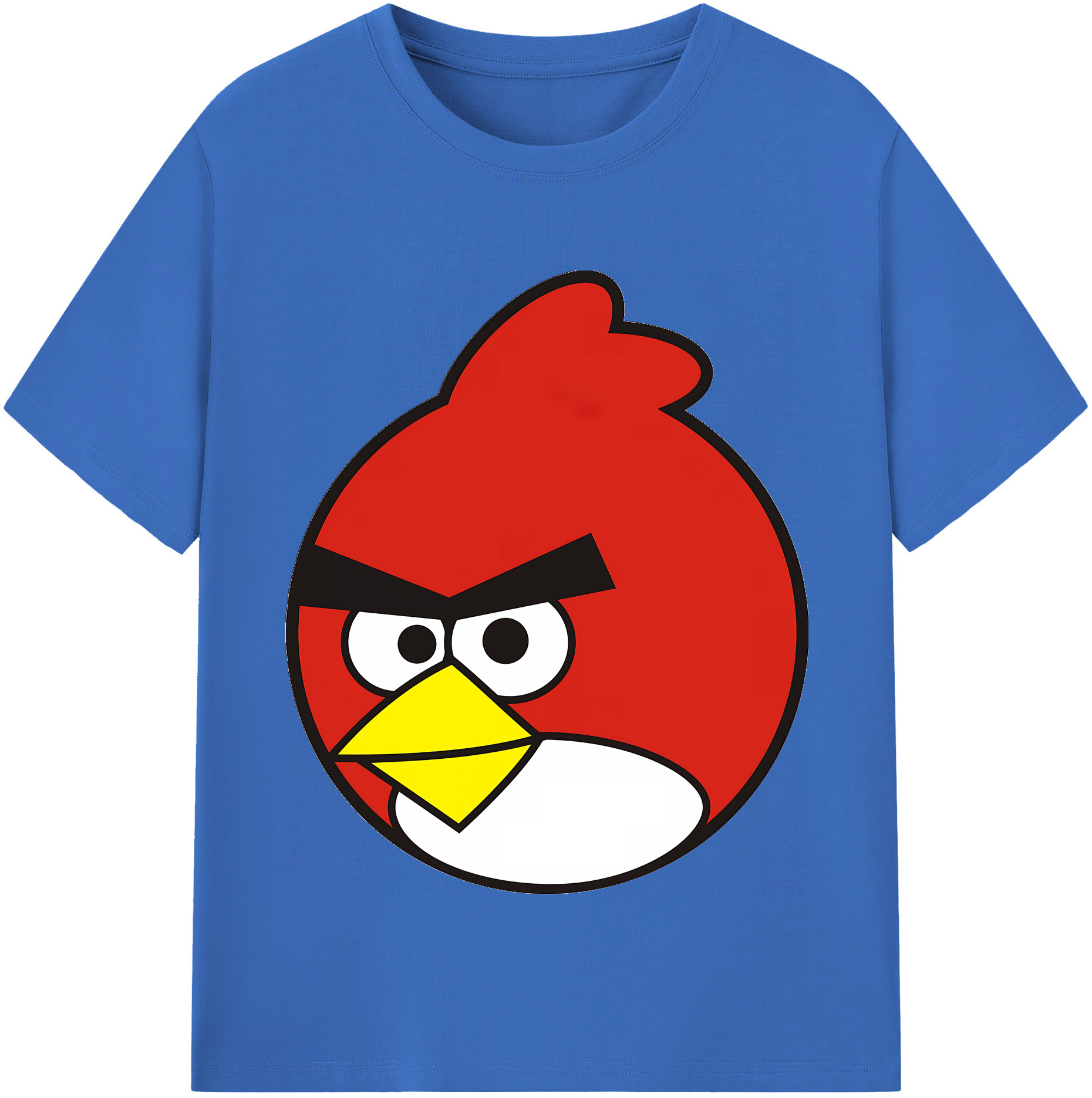 （画像用） Angry Birds アングリーバード 綿100％半袖Tシャツ（フロントプリント）
