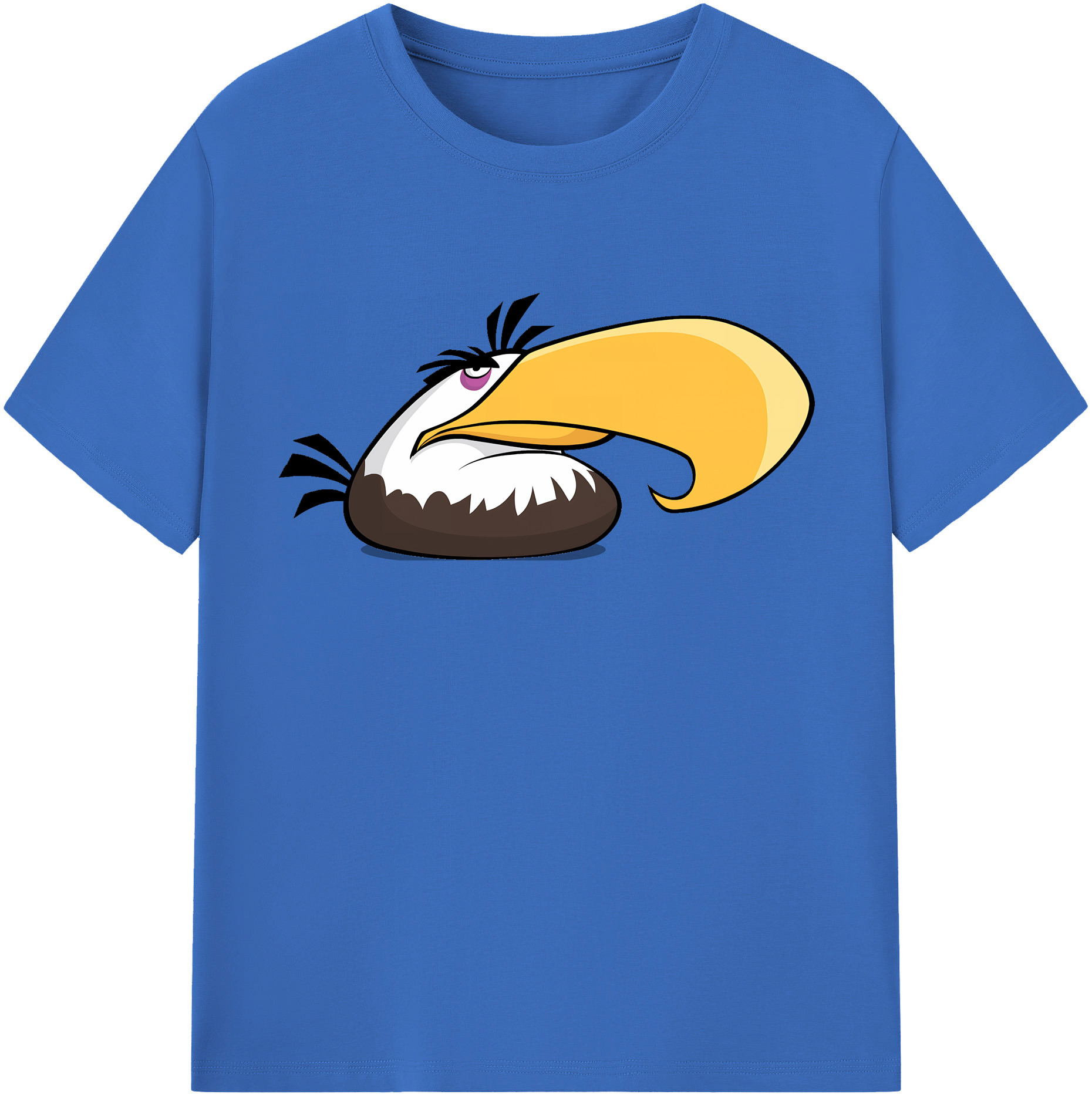 （画像用） Angry Birds アングリーバード 綿100％半袖Tシャツ（フロントプリント）