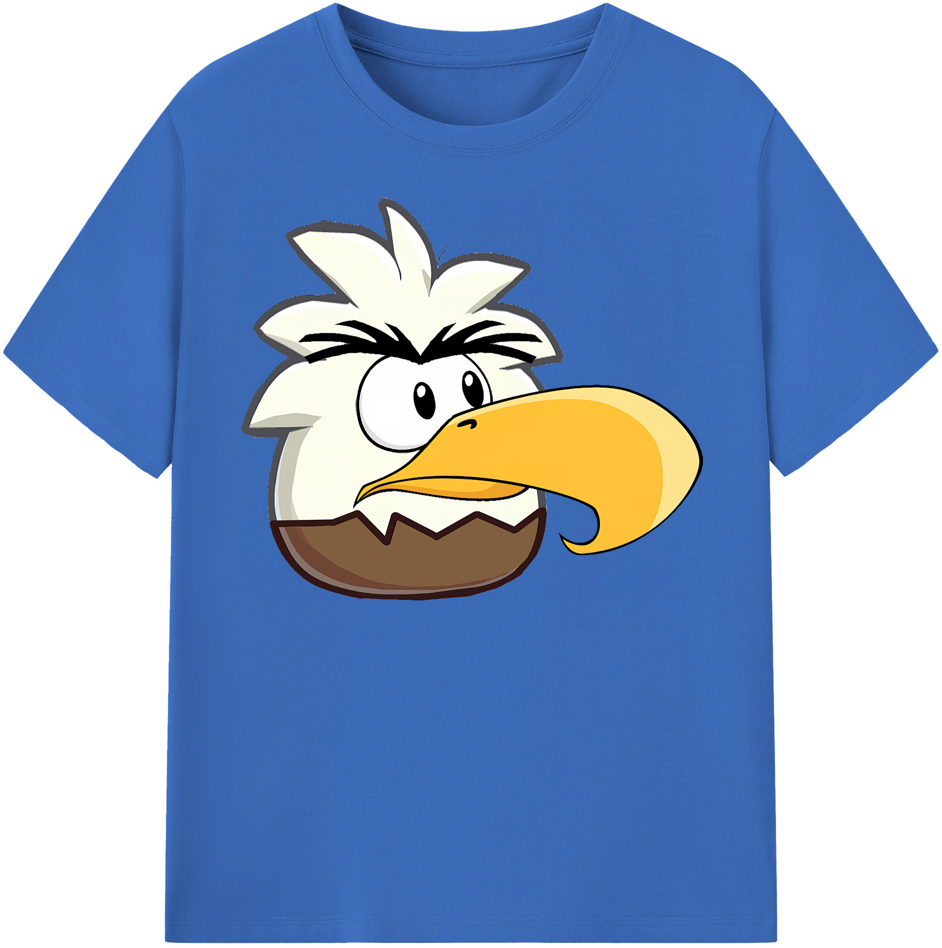 （画像用） Angry Birds アングリーバード 綿100％半袖Tシャツ（フロントプリント）