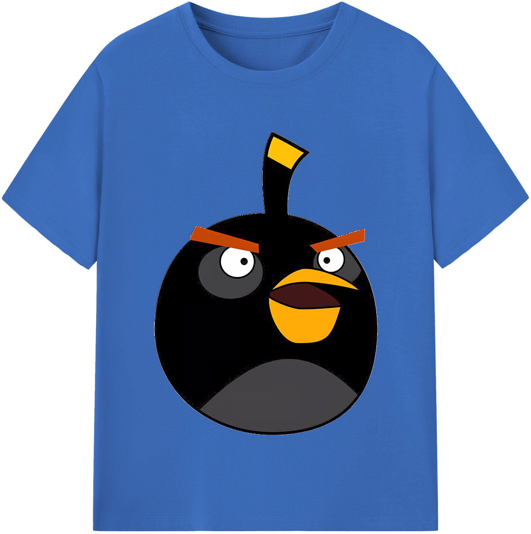 （画像用） Angry Birds アングリーバード 綿100％半袖Tシャツ（フロントプリント）