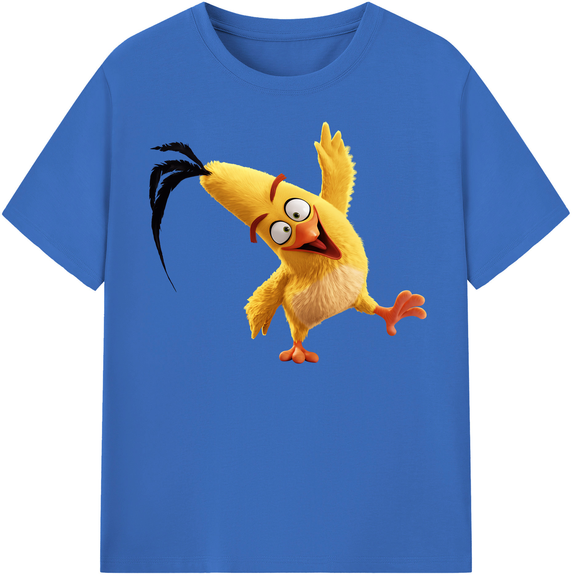 （画像用） Angry Birds アングリーバード 綿100％半袖Tシャツ（フロントプリント）