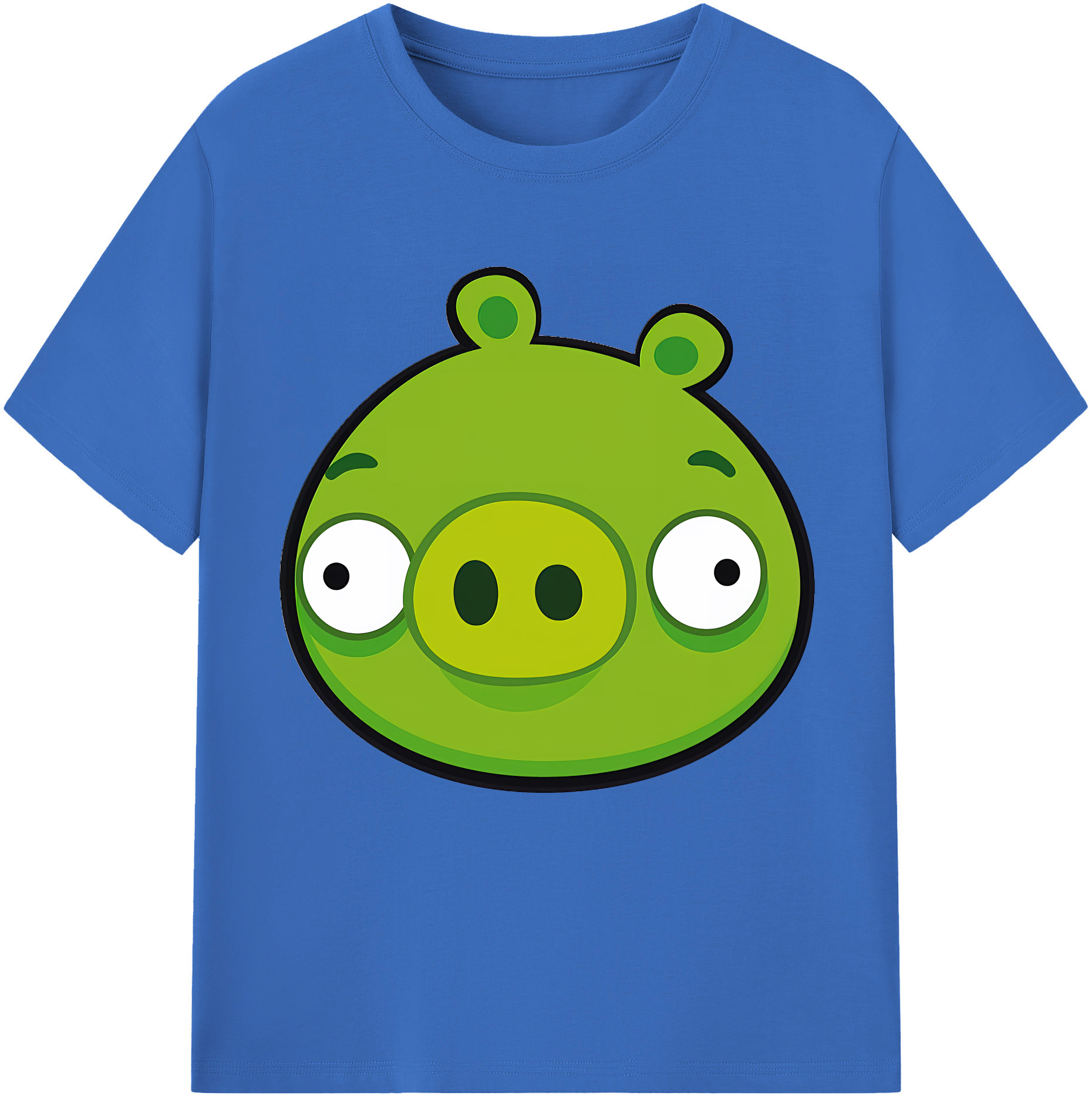 （画像用） Angry Birds アングリーバード 綿100％半袖Tシャツ（フロントプリント）
