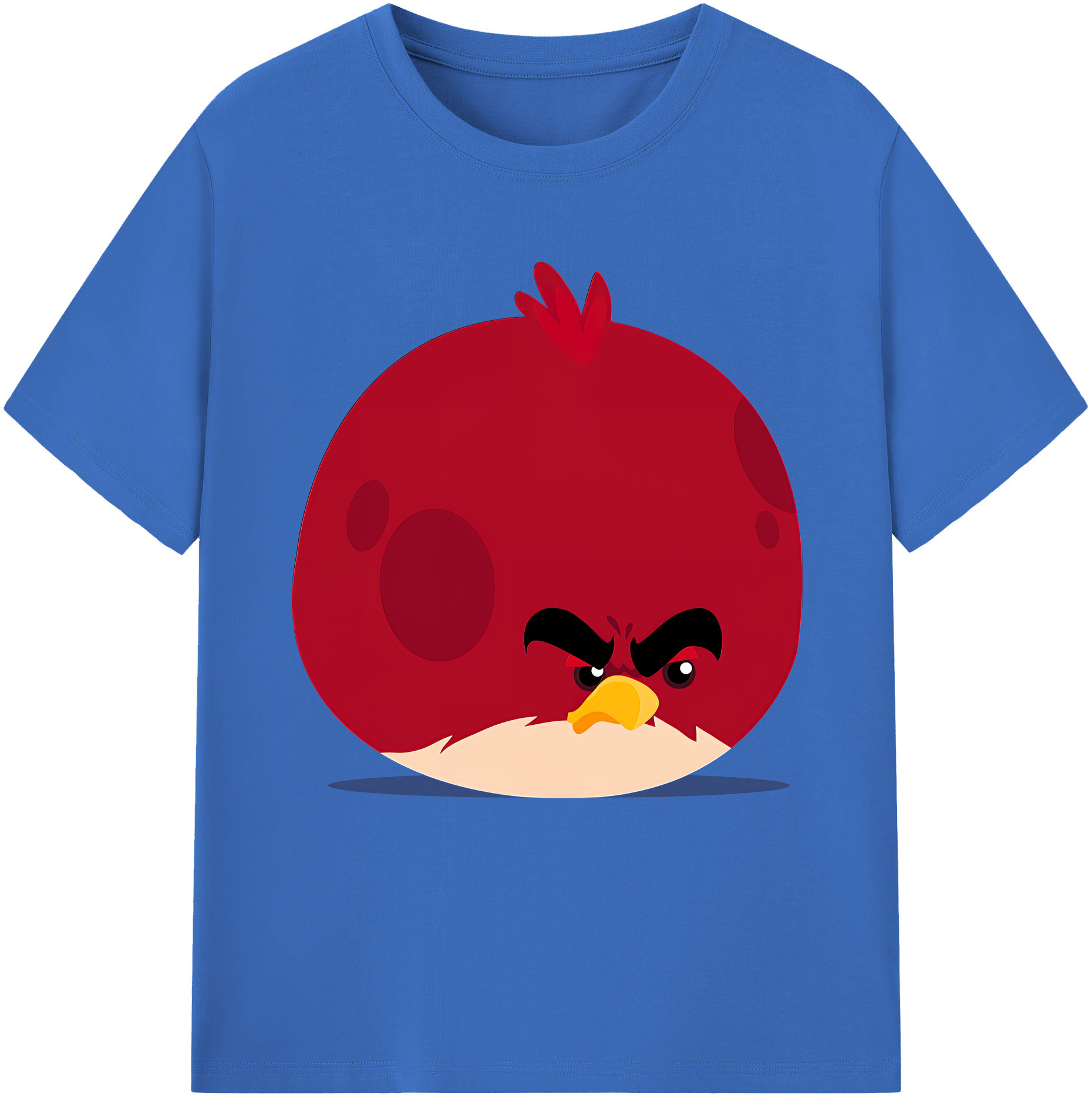 （画像用） Angry Birds アングリーバード 綿100％半袖Tシャツ（フロントプリント）