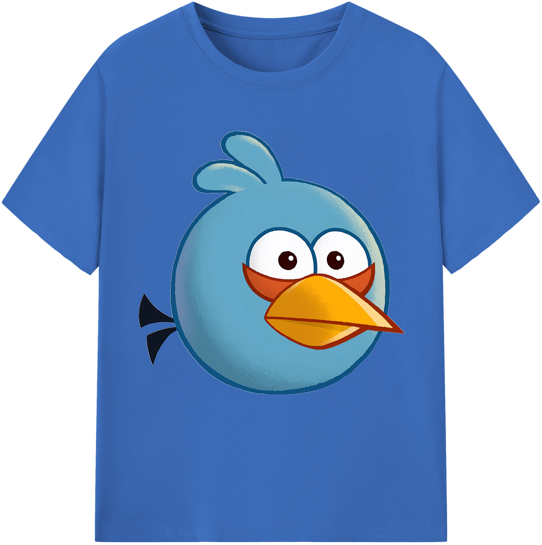 （画像用） Angry Birds アングリーバード 綿100％半袖Tシャツ（フロントプリント）