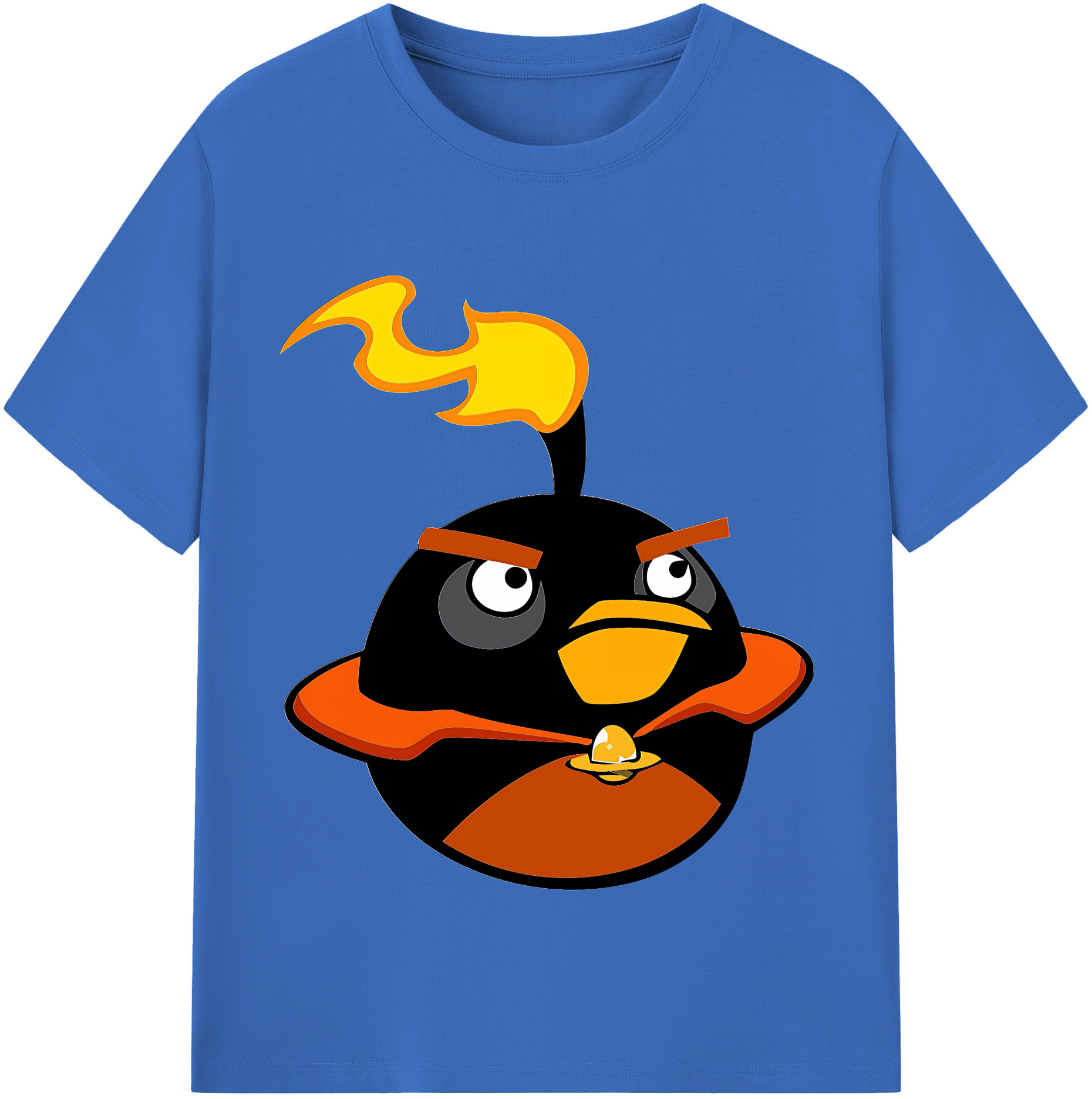 （画像用） Angry Birds アングリーバード 綿100％半袖Tシャツ（フロントプリント）