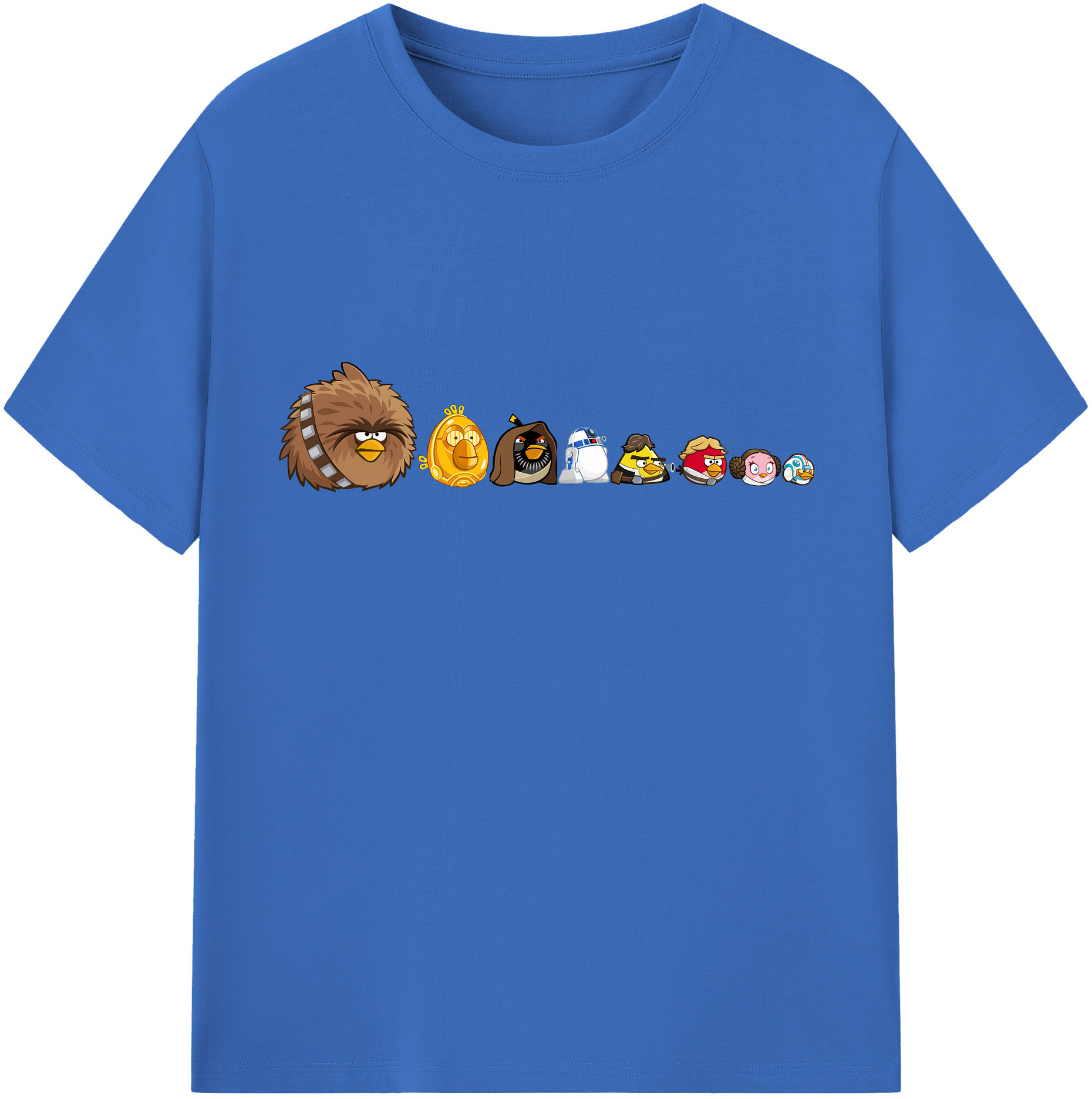 （画像用） Angry Birds アングリーバード 綿100％半袖Tシャツ（フロントプリント）