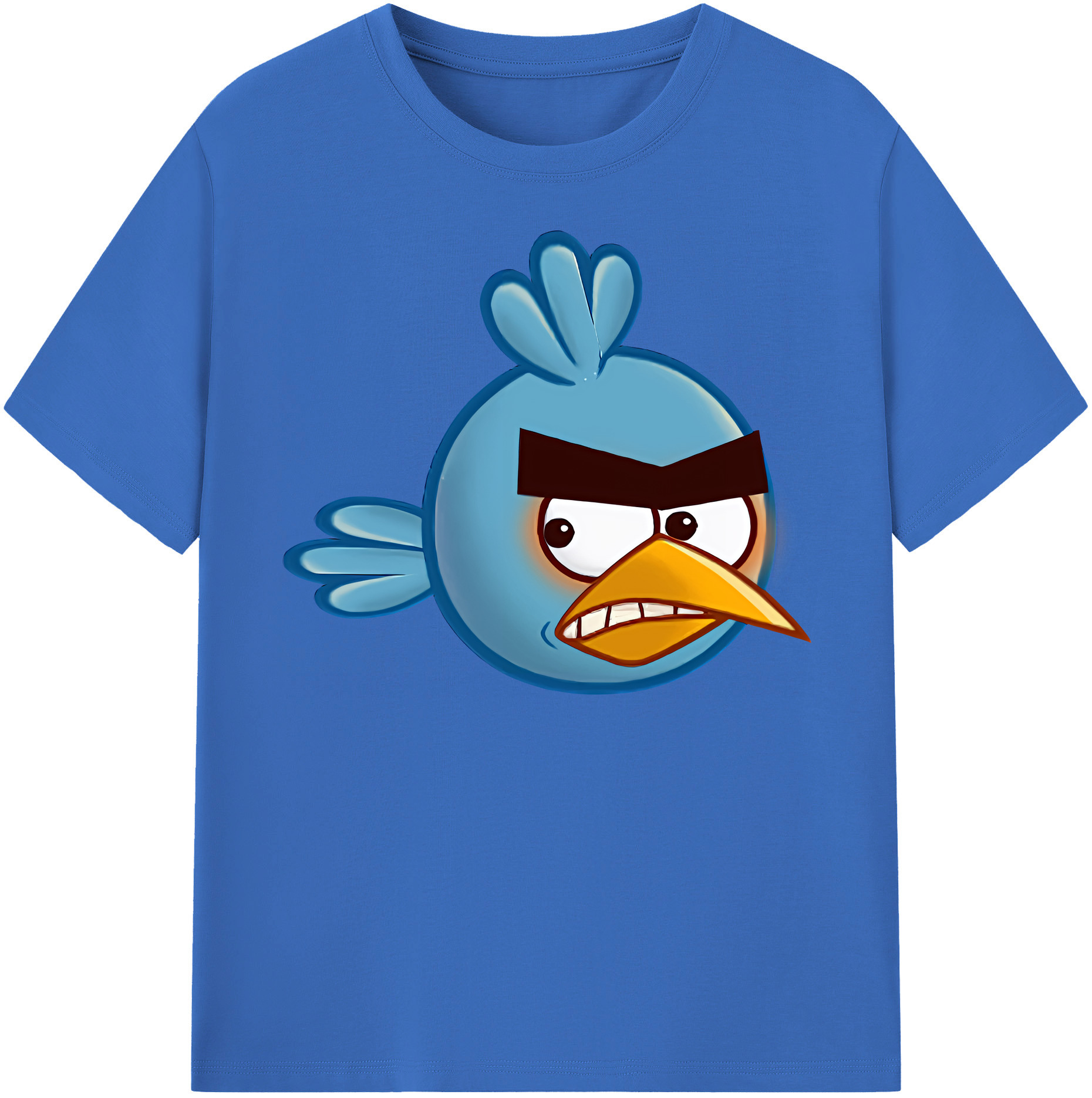 （画像用） Angry Birds アングリーバード 綿100％半袖Tシャツ（フロントプリント）