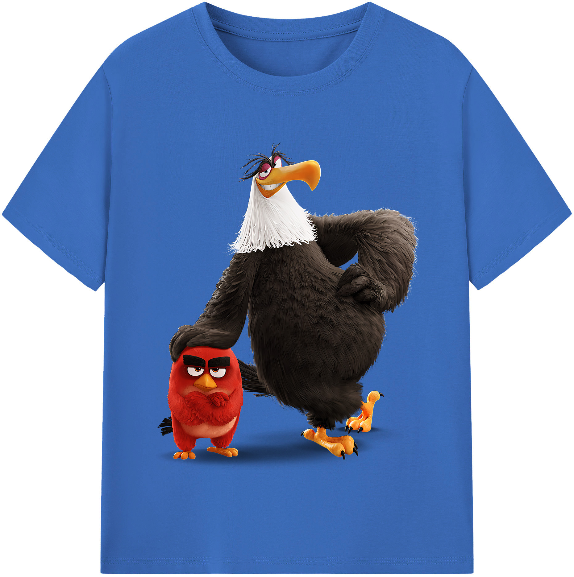 （画像用） Angry Birds アングリーバード 綿100％半袖Tシャツ（フロントプリント）