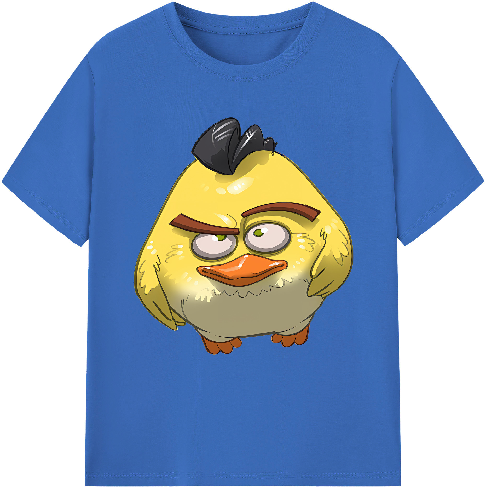 （画像用） Angry Birds アングリーバード 綿100％半袖Tシャツ（フロントプリント）