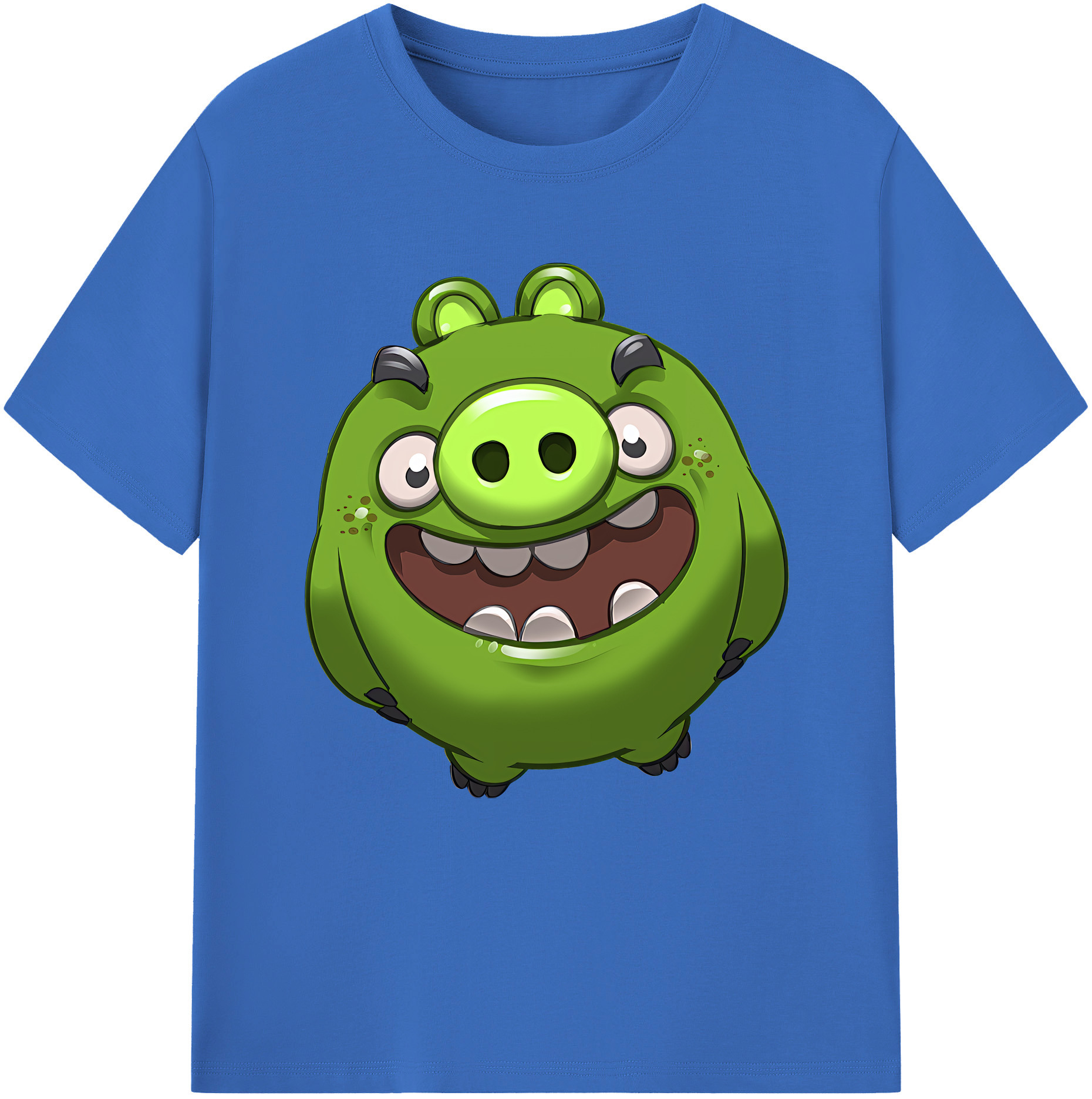 （画像用） Angry Birds アングリーバード 綿100％半袖Tシャツ（フロントプリント）