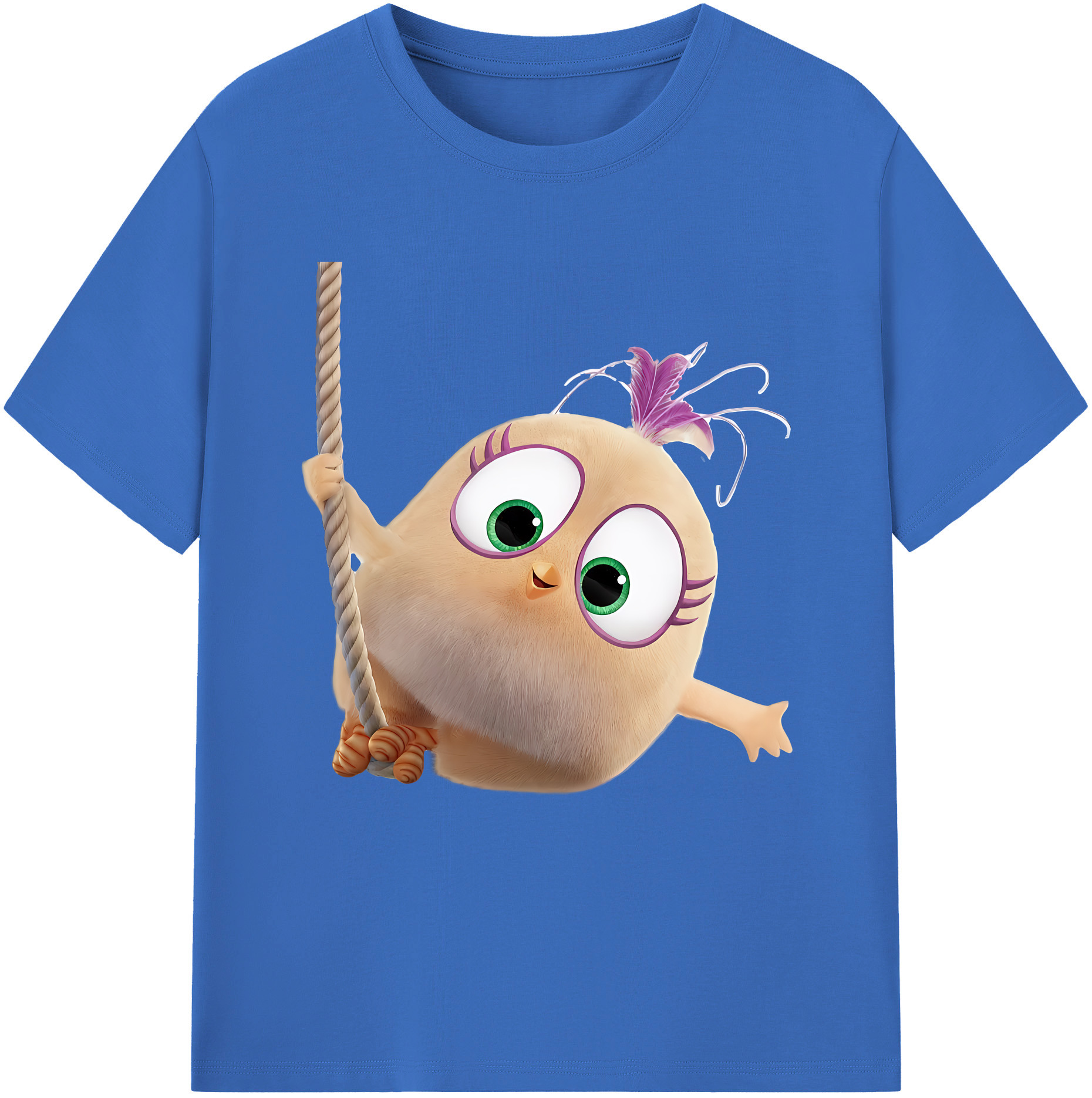 （画像用） Angry Birds アングリーバード 綿100％半袖Tシャツ（フロントプリント）
