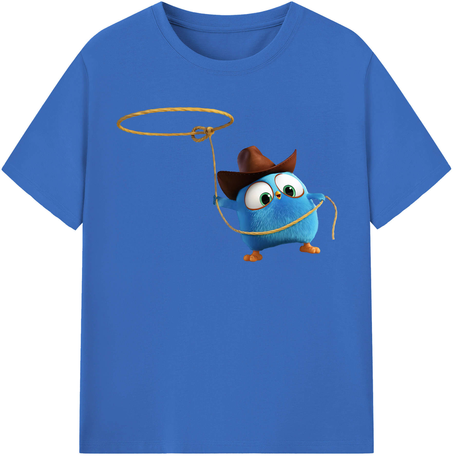 （画像用） Angry Birds アングリーバード 綿100％半袖Tシャツ（フロントプリント）