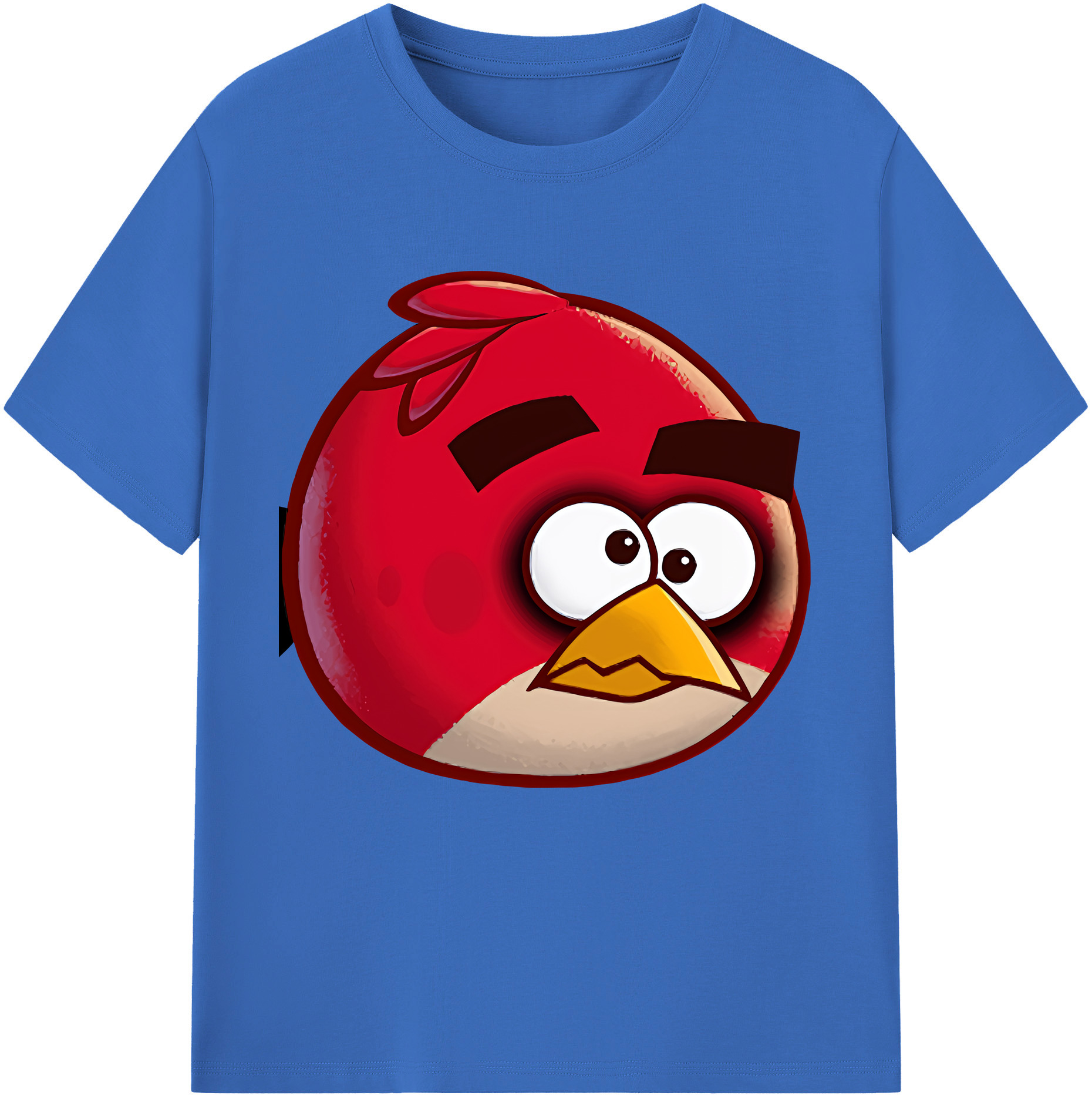 （画像用） Angry Birds アングリーバード 綿100％半袖Tシャツ（フロントプリント）