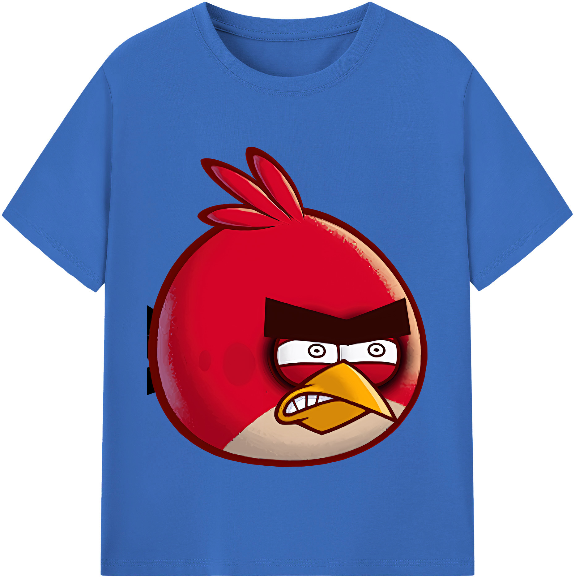 （画像用） Angry Birds アングリーバード 綿100％半袖Tシャツ（フロントプリント）