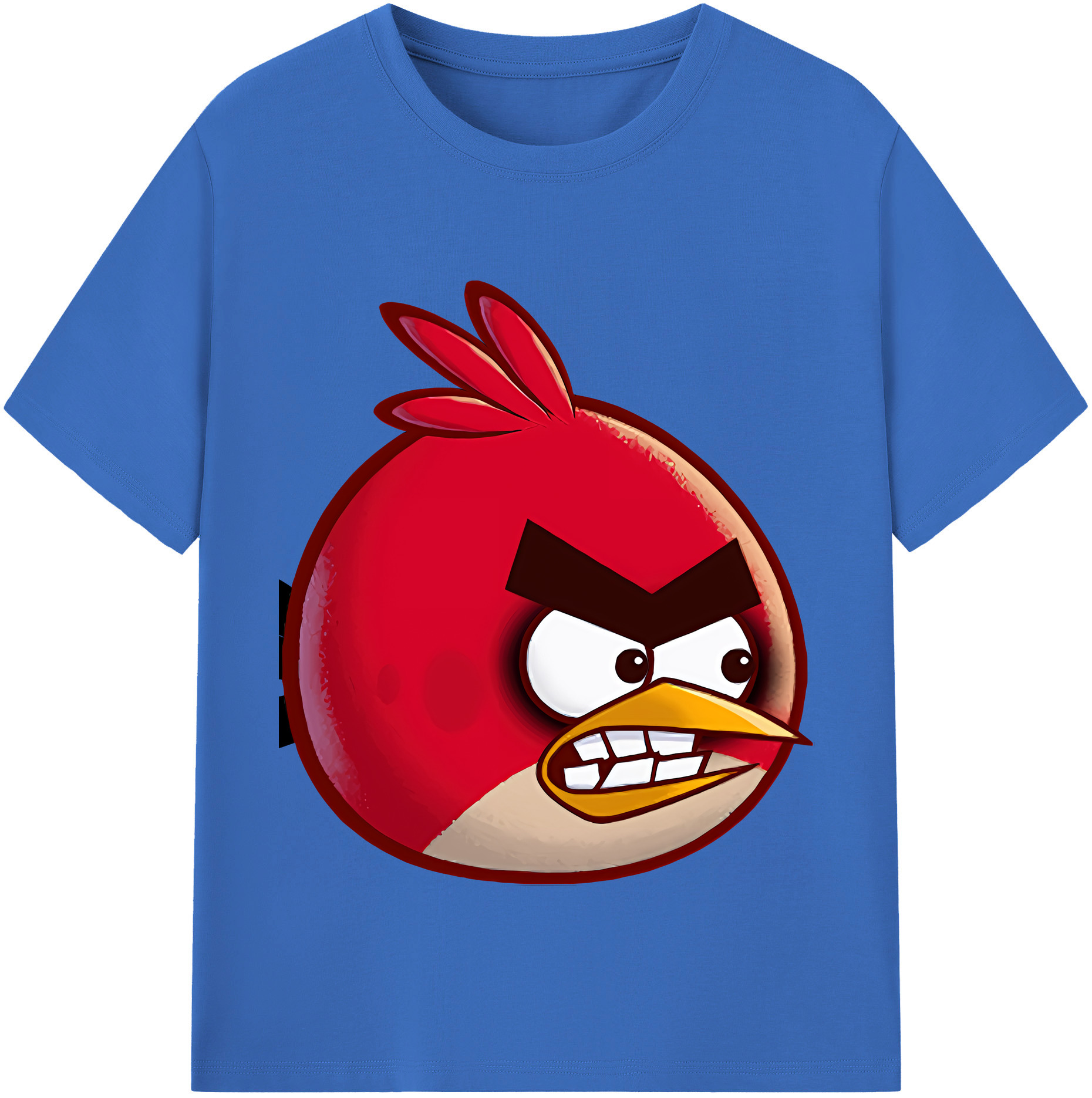 （画像用） Angry Birds アングリーバード 綿100％半袖Tシャツ（フロントプリント）