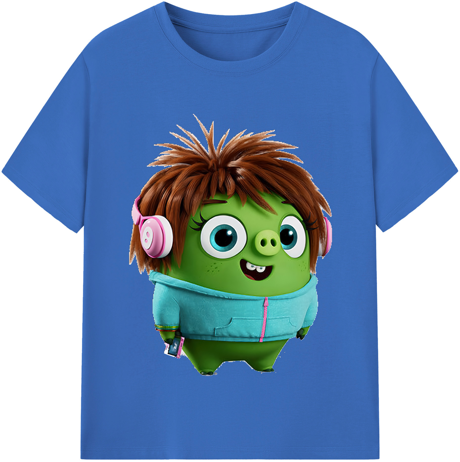 （画像用） Angry Birds アングリーバード 綿100％半袖Tシャツ（フロントプリント）