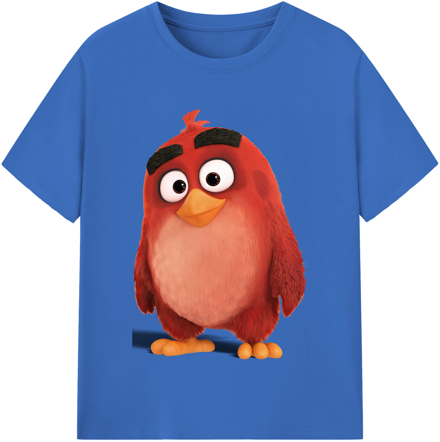 （画像用） Angry Birds アングリーバード 綿100％半袖Tシャツ（フロントプリント）