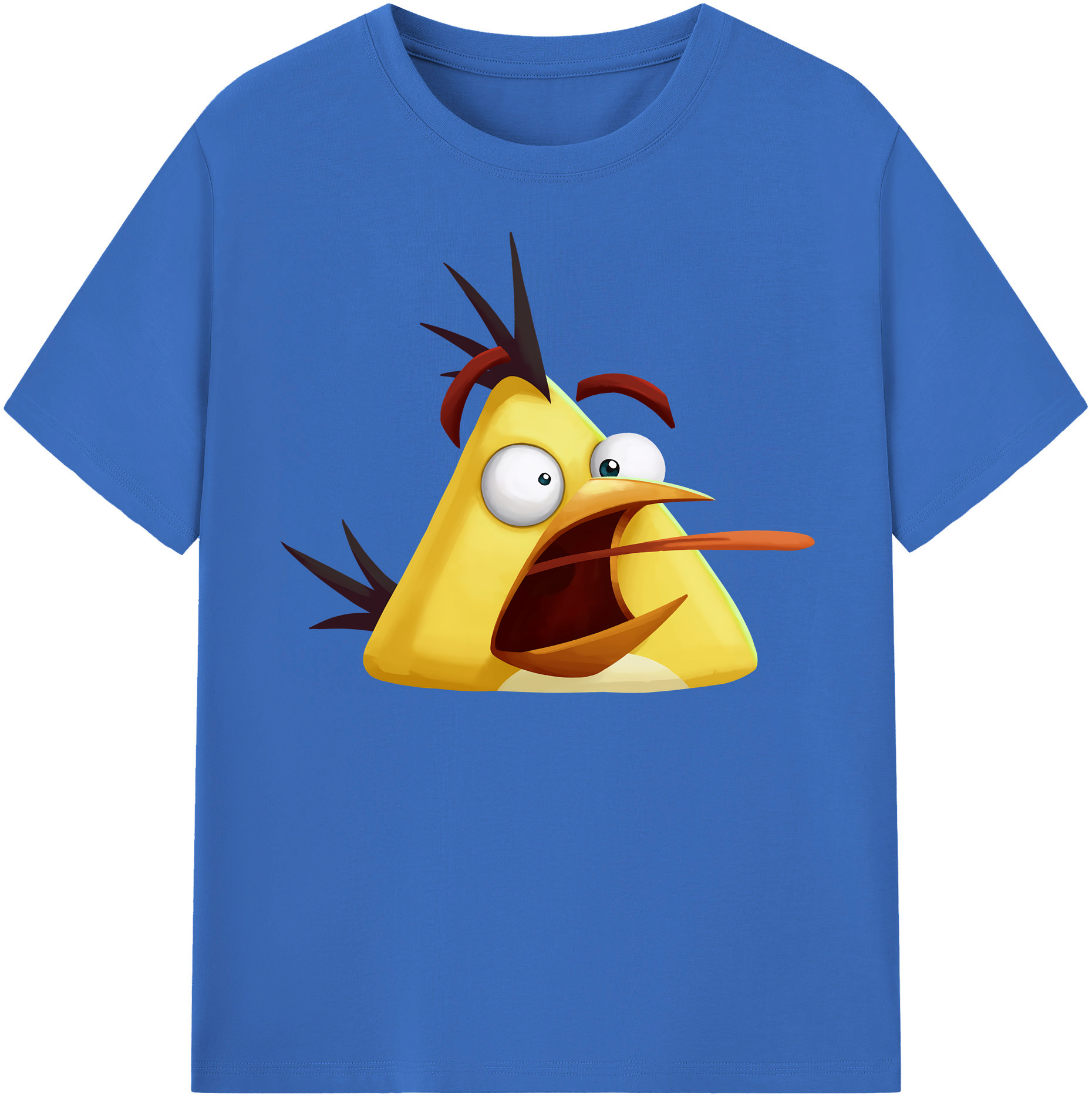 （画像用） Angry Birds アングリーバード 綿100％半袖Tシャツ（フロントプリント）