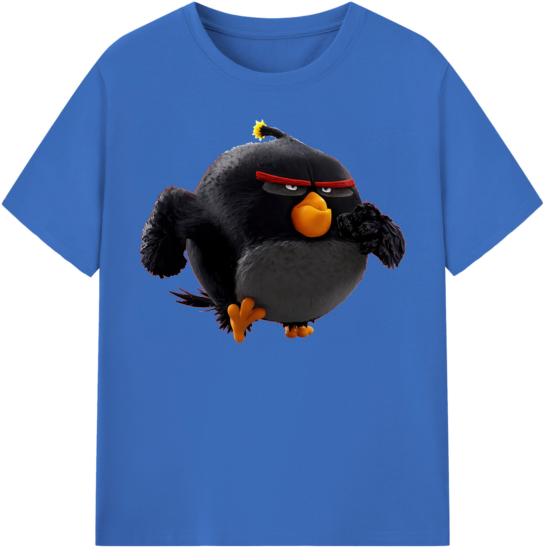 （画像用） Angry Birds アングリーバード 綿100％半袖Tシャツ（フロントプリント）