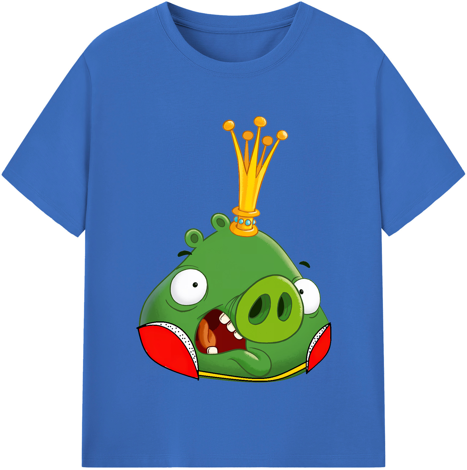 （画像用） Angry Birds アングリーバード 綿100％半袖Tシャツ（フロントプリント）