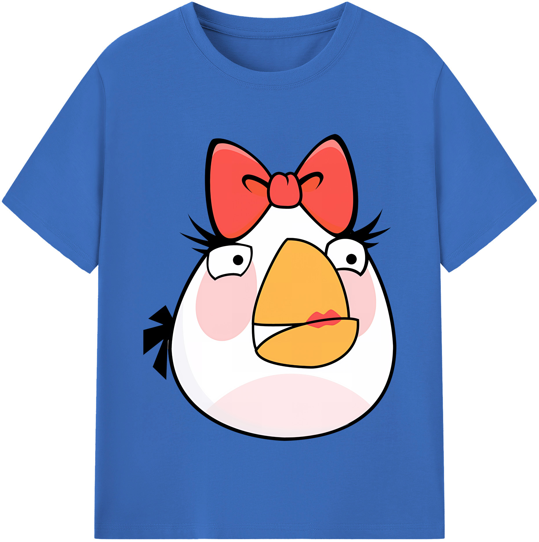 （画像用） Angry Birds アングリーバード 綿100％半袖Tシャツ（フロントプリント）
