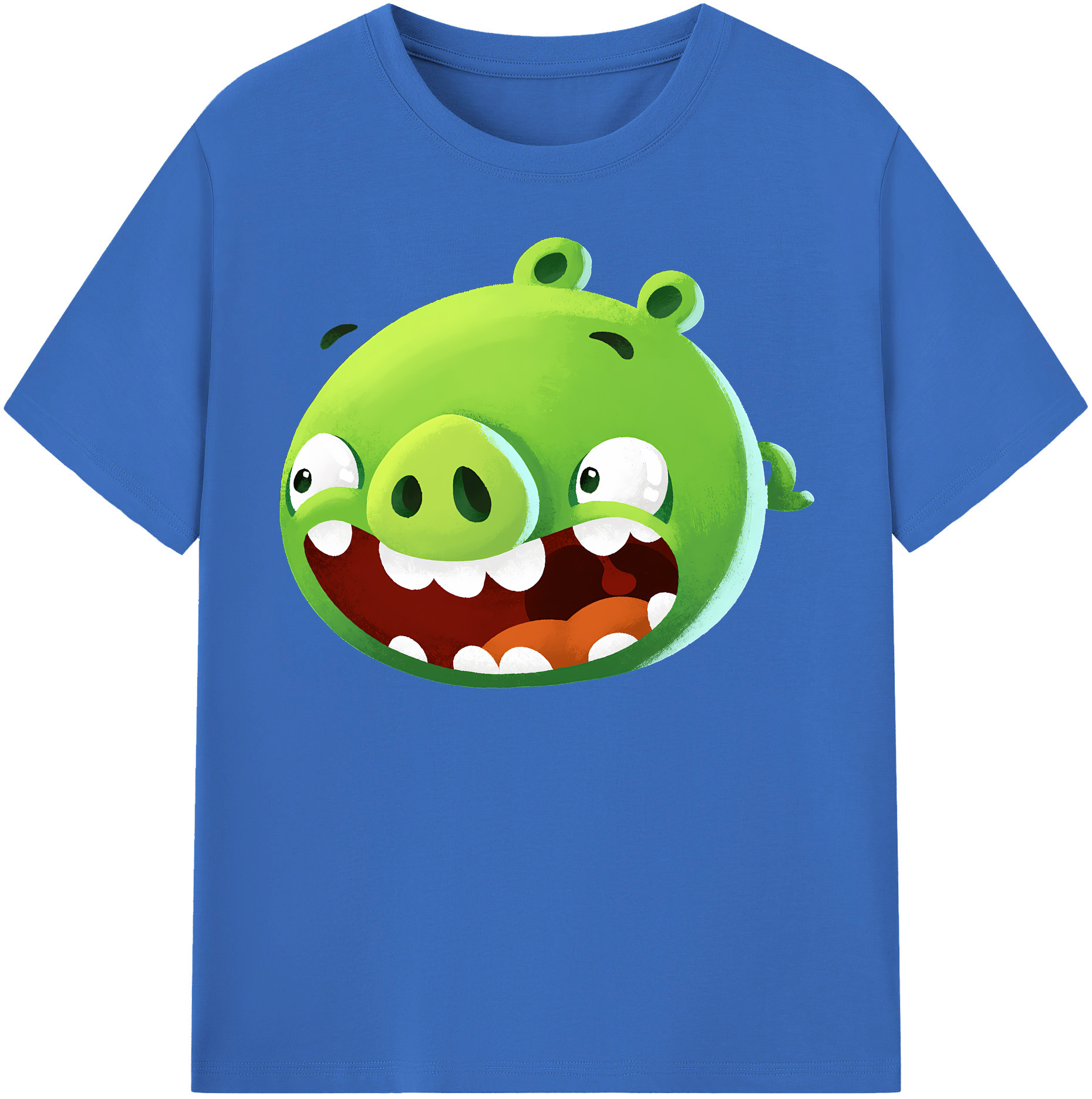 （画像用） Angry Birds アングリーバード 綿100％半袖Tシャツ（フロントプリント）